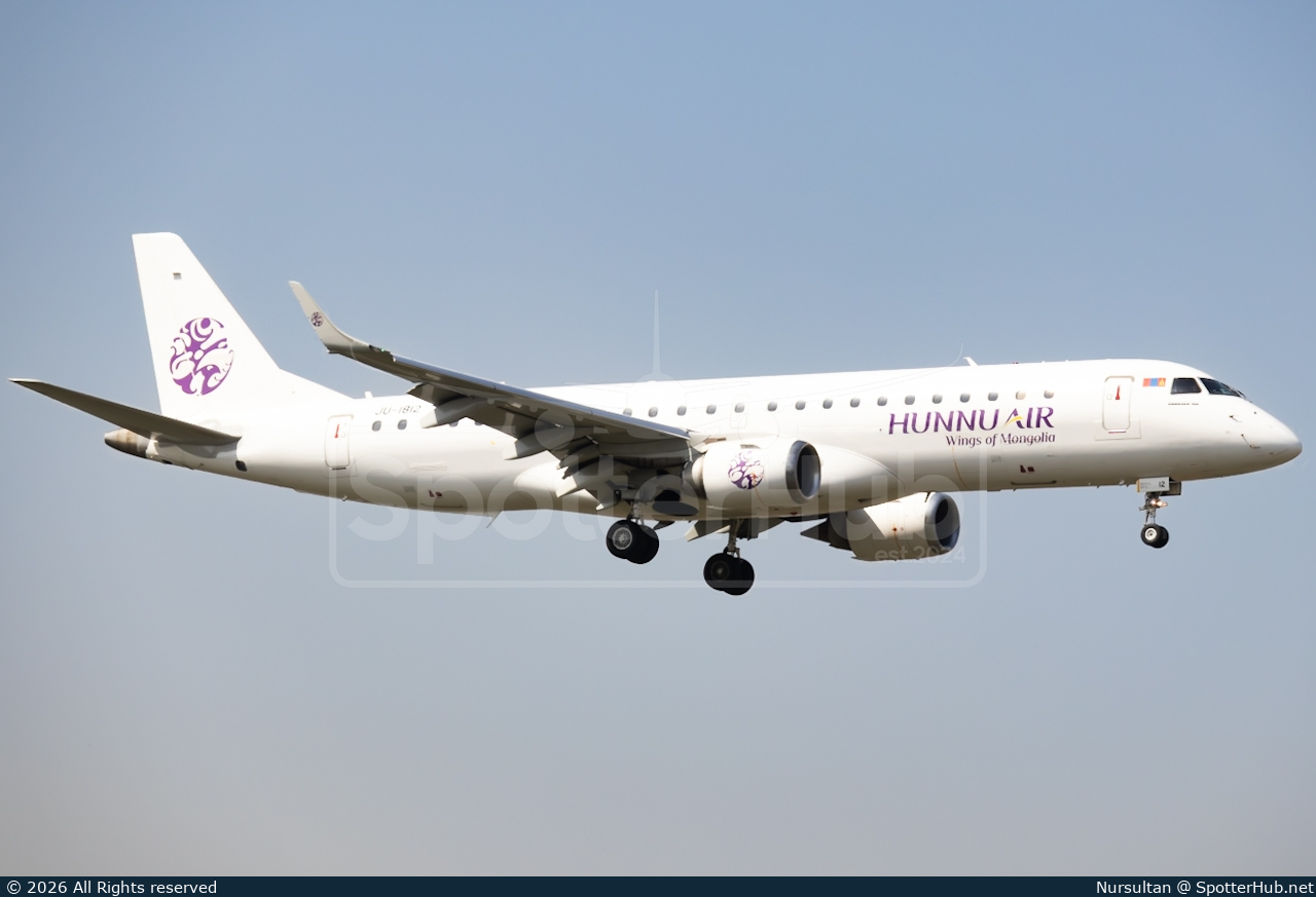 Photo of JU-1812 - Embraer ERJ-190LR operated by Hunnu Air