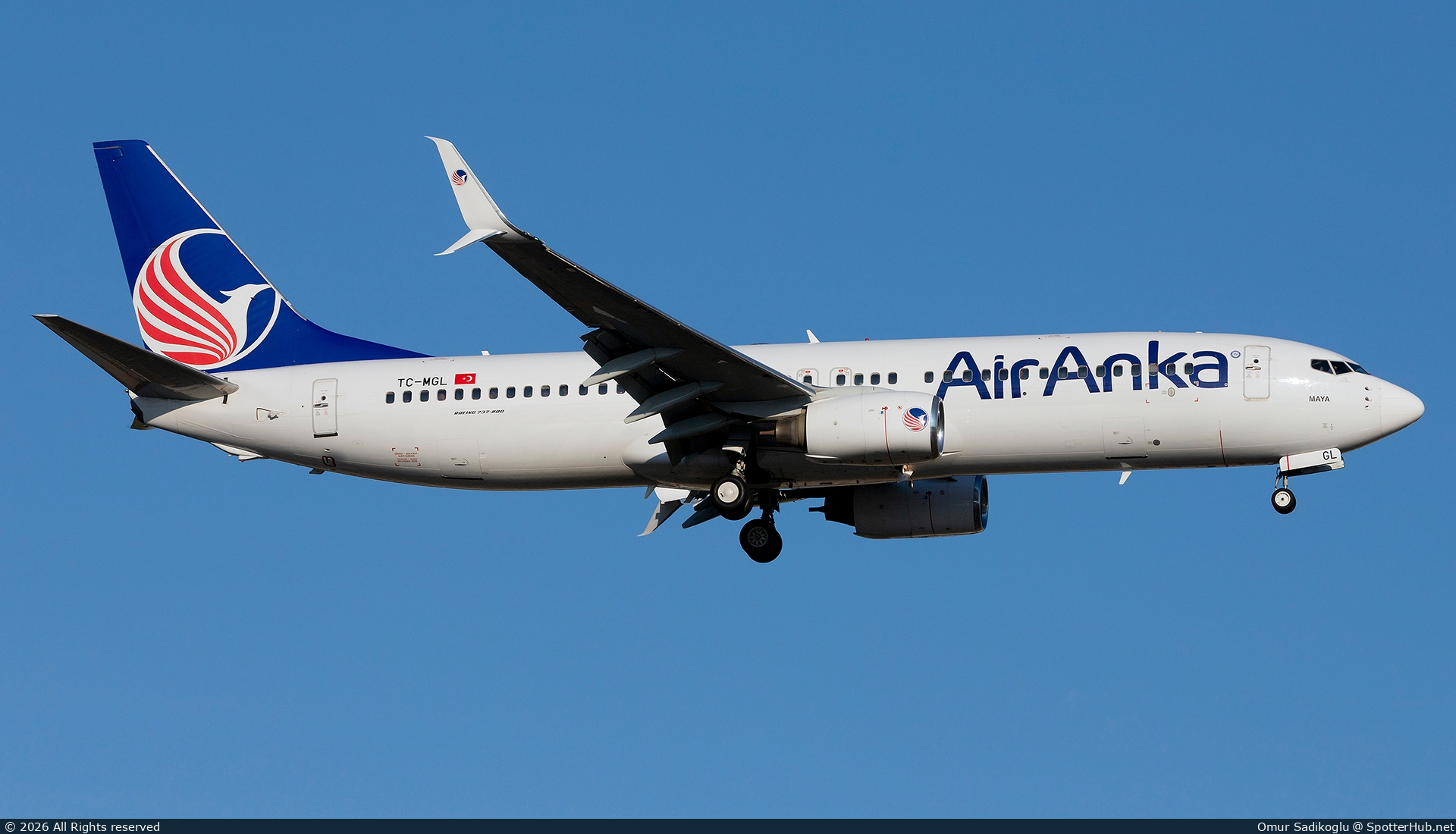 Photo of TC-MGL - Boeing 737-8S3 operated by Mavi Gök Airlines