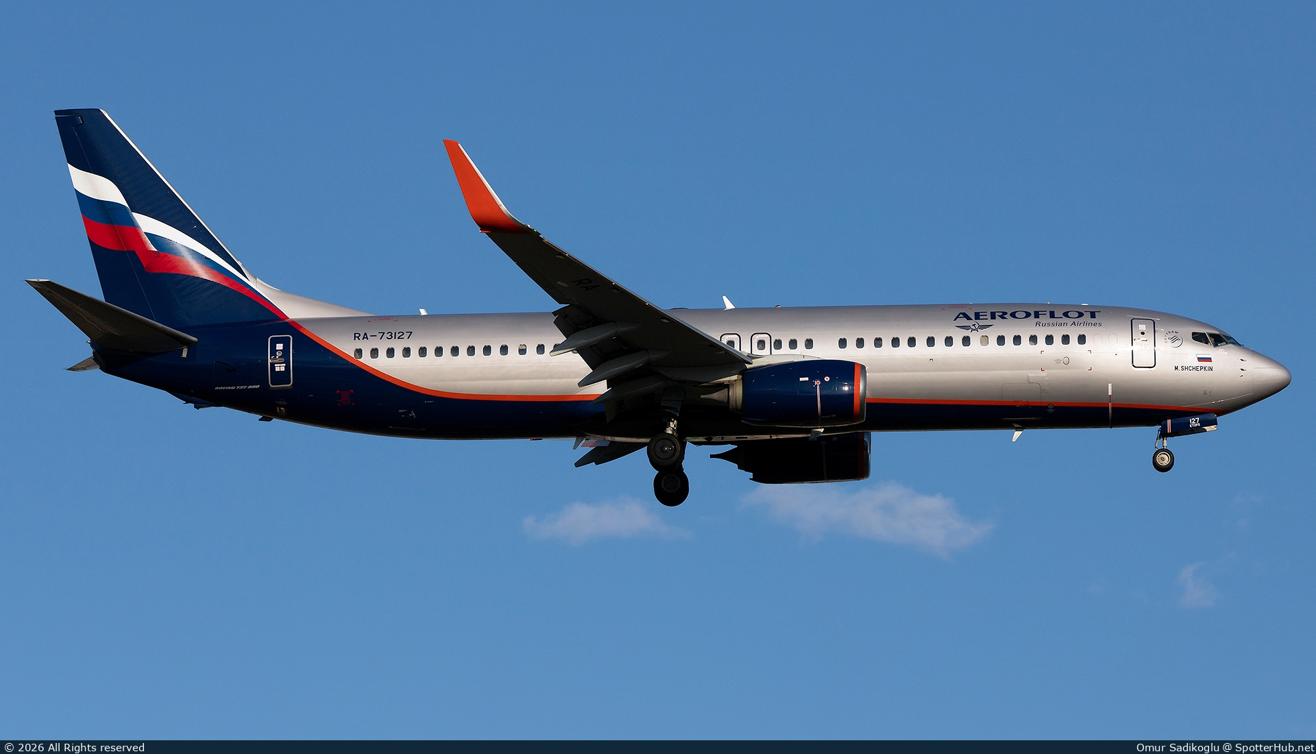 Photo of RA-73127 - Boeing 737-8LJ operated by Aeroflot