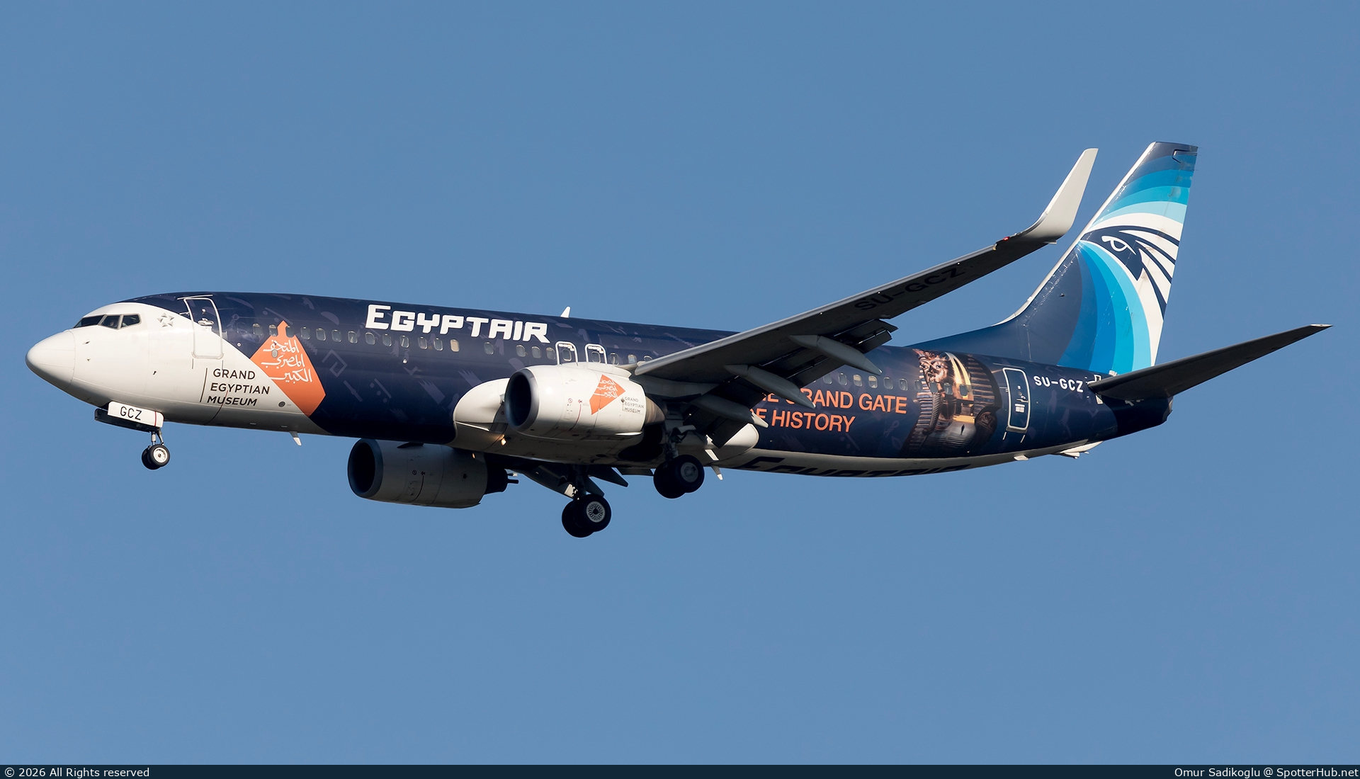 Photo of SU-GCZ - Boeing 737-866 operated by Egyptair