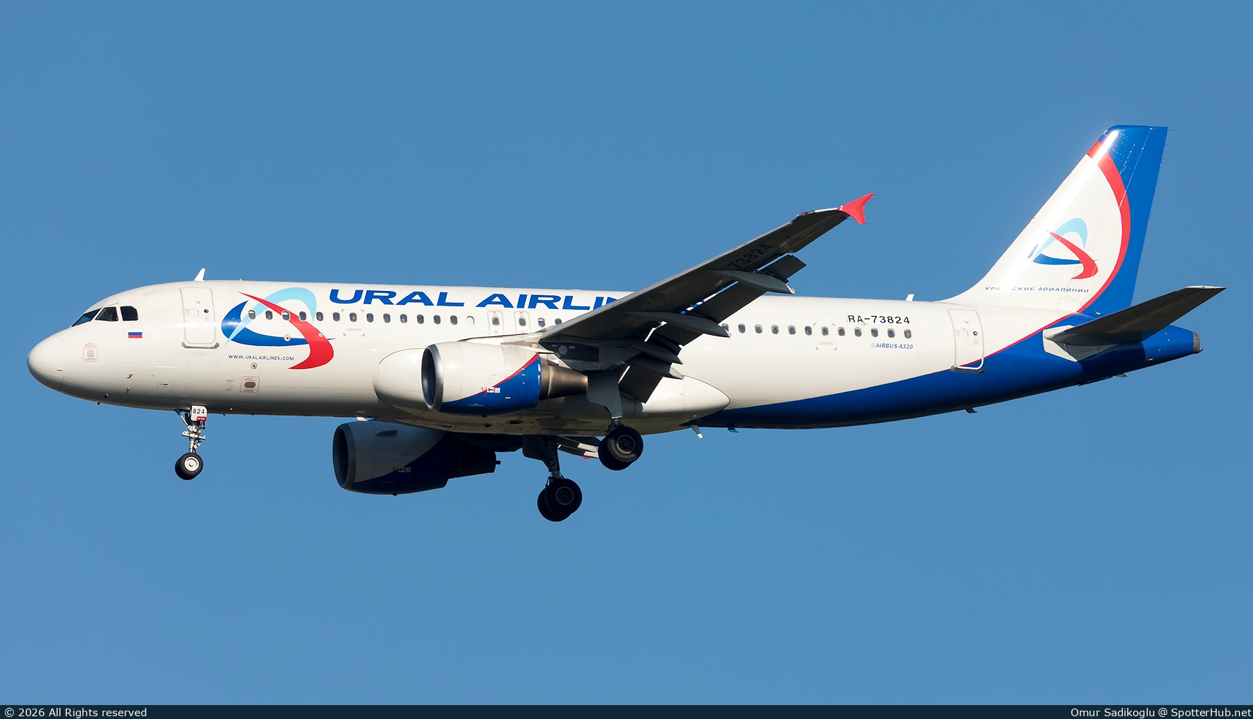 Photo of RA-73824 - Airbus A320-214 operated by Ural Airlines