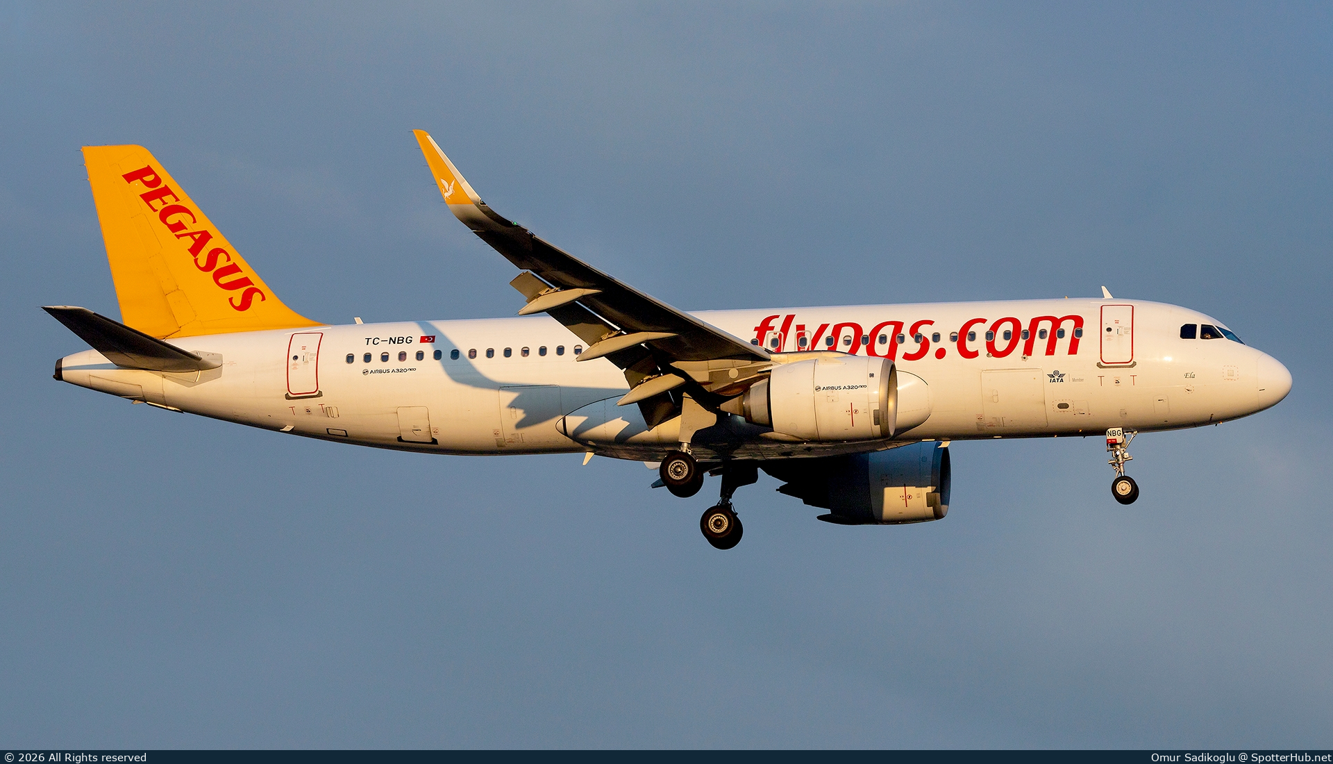 Photo of TC-NBG - Airbus A320-251N operated by Pegasus Airlines