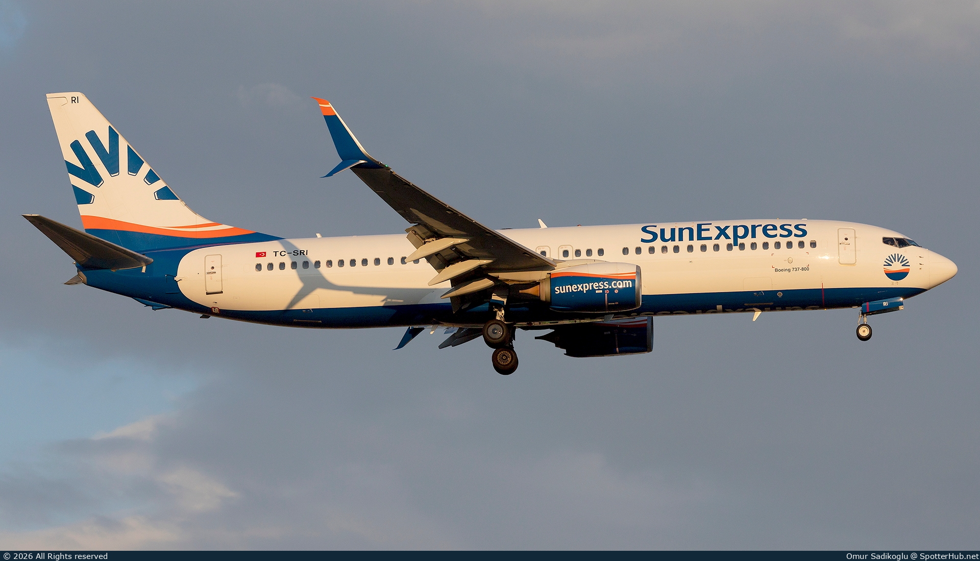 Photo of TC-SRI - Boeing 737-8KN operated by SunExpress