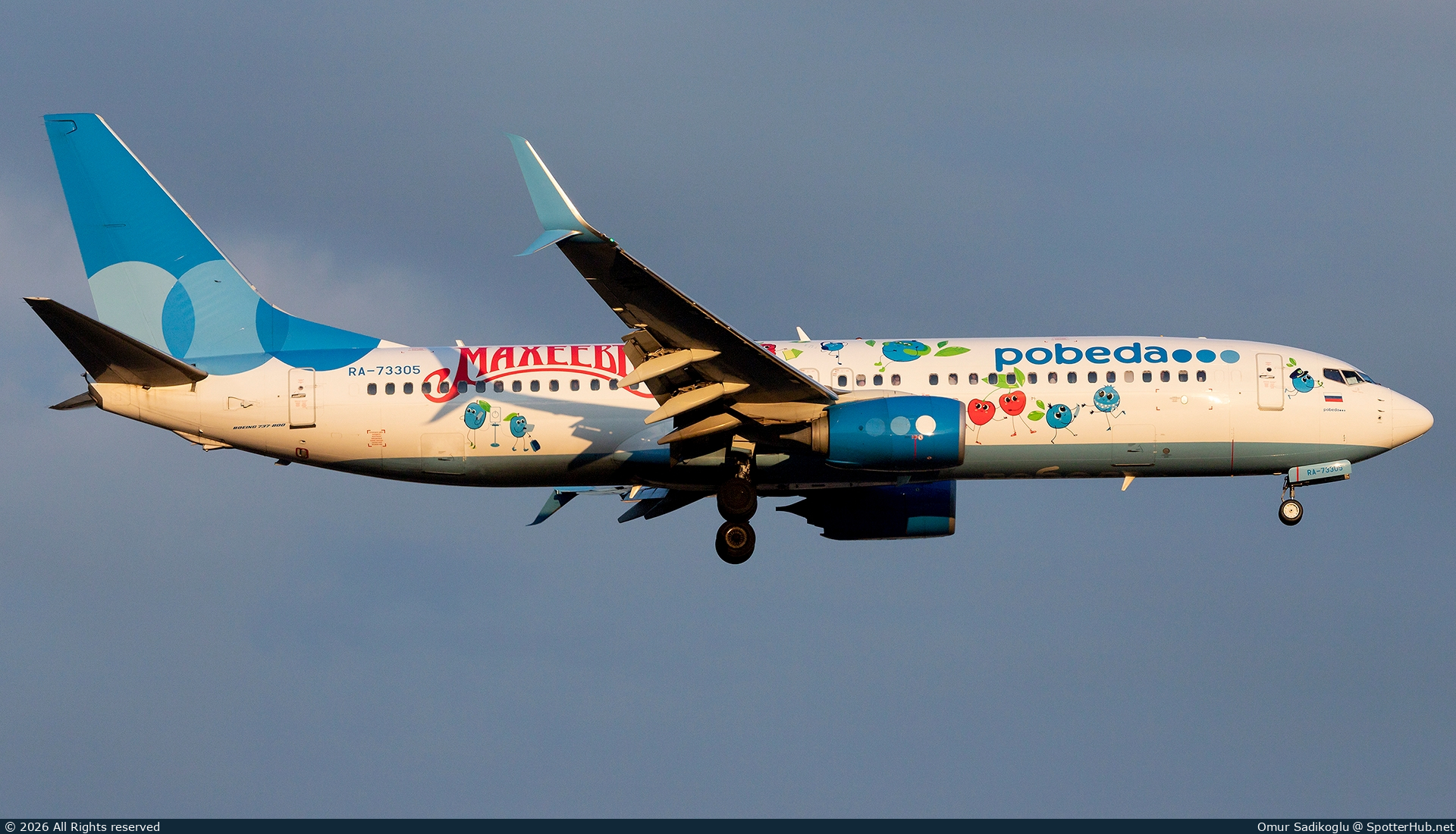Photo of RA-73305 - Boeing 737-8AL operated by Pobeda