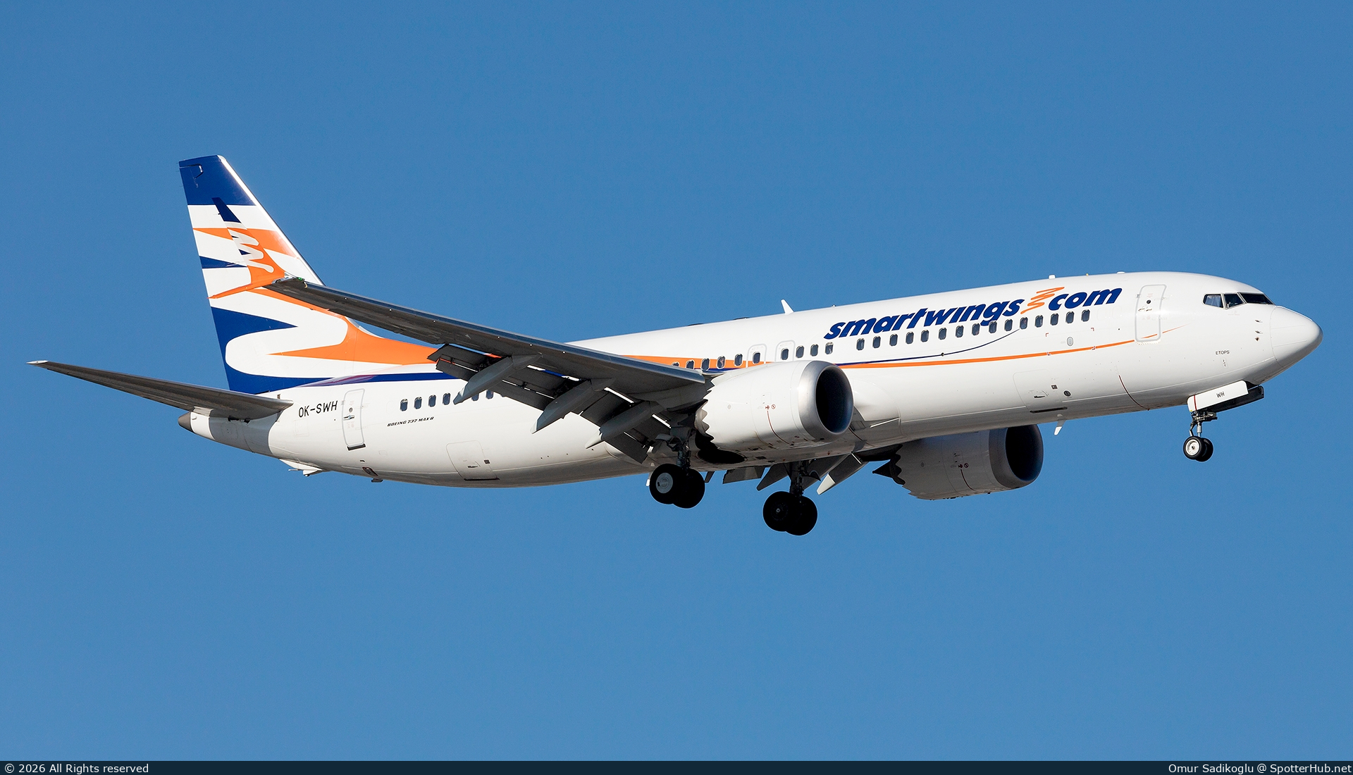 Photo of OK-SWH - Boeing 737 MAX 8 operated by SmartWings