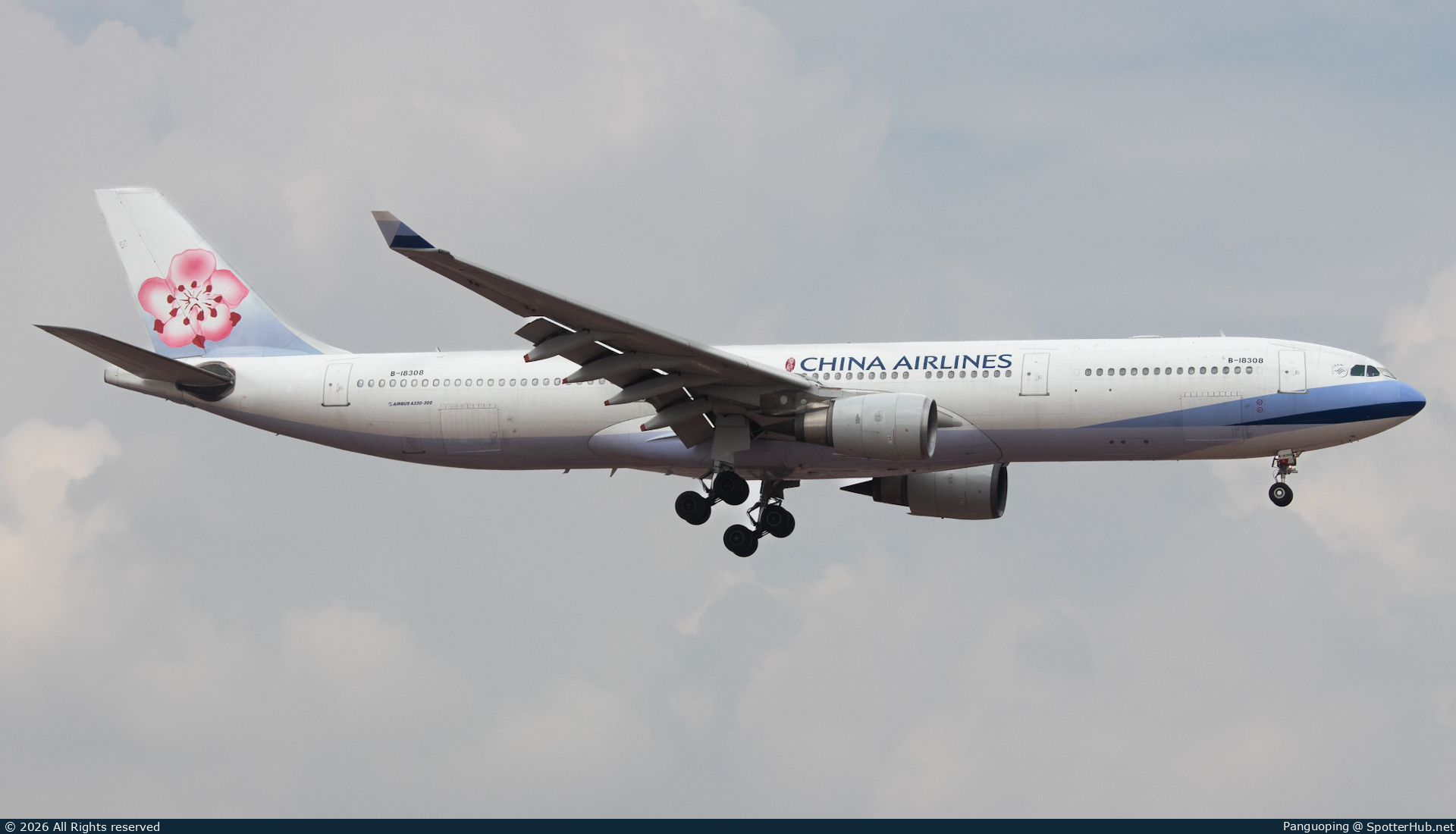 Photo of B-18308 - Airbus A330-302 operated by China Airlines