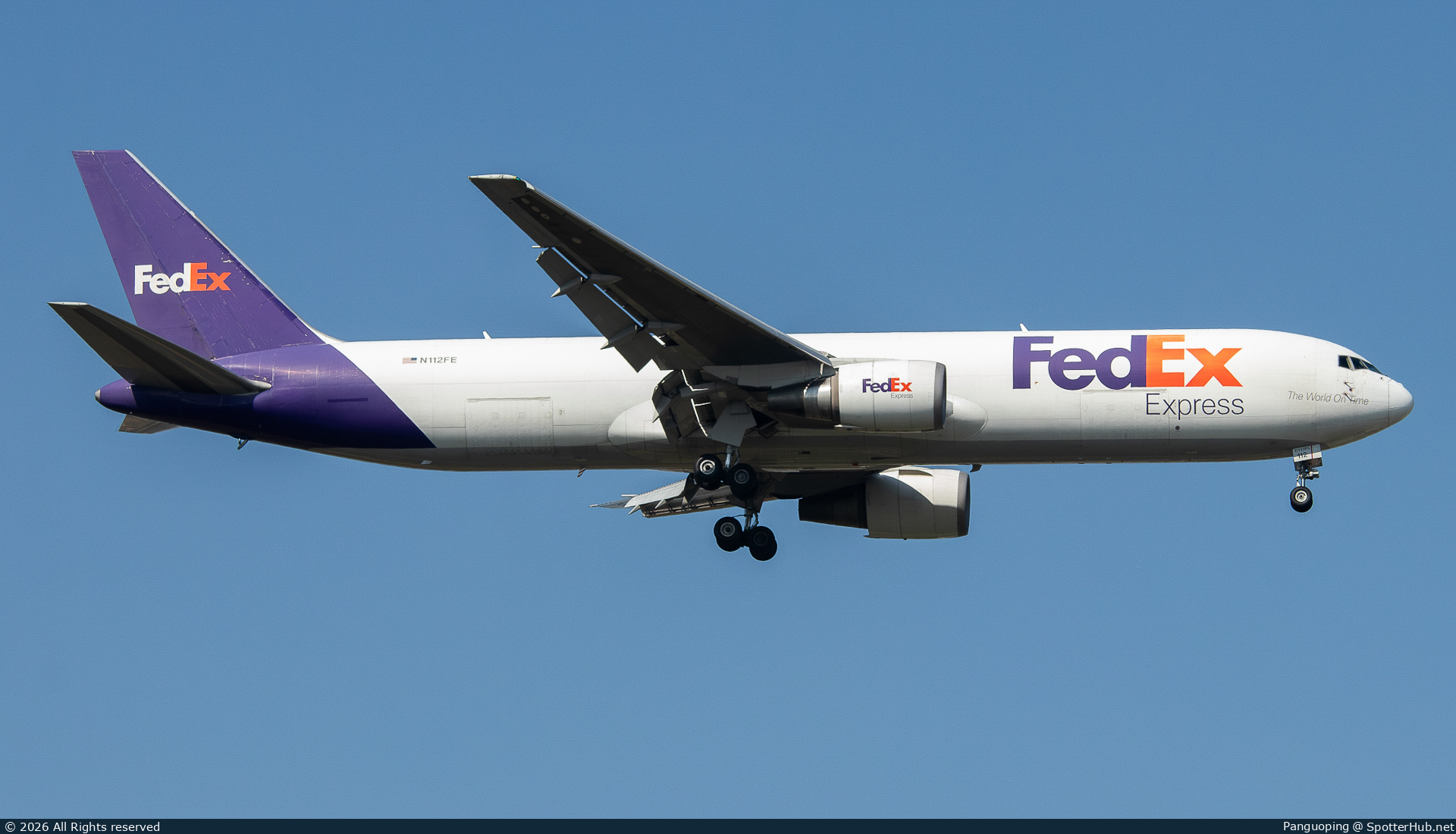 Photo of N112FE - Boeing 767-3S2F operated by FedEx
