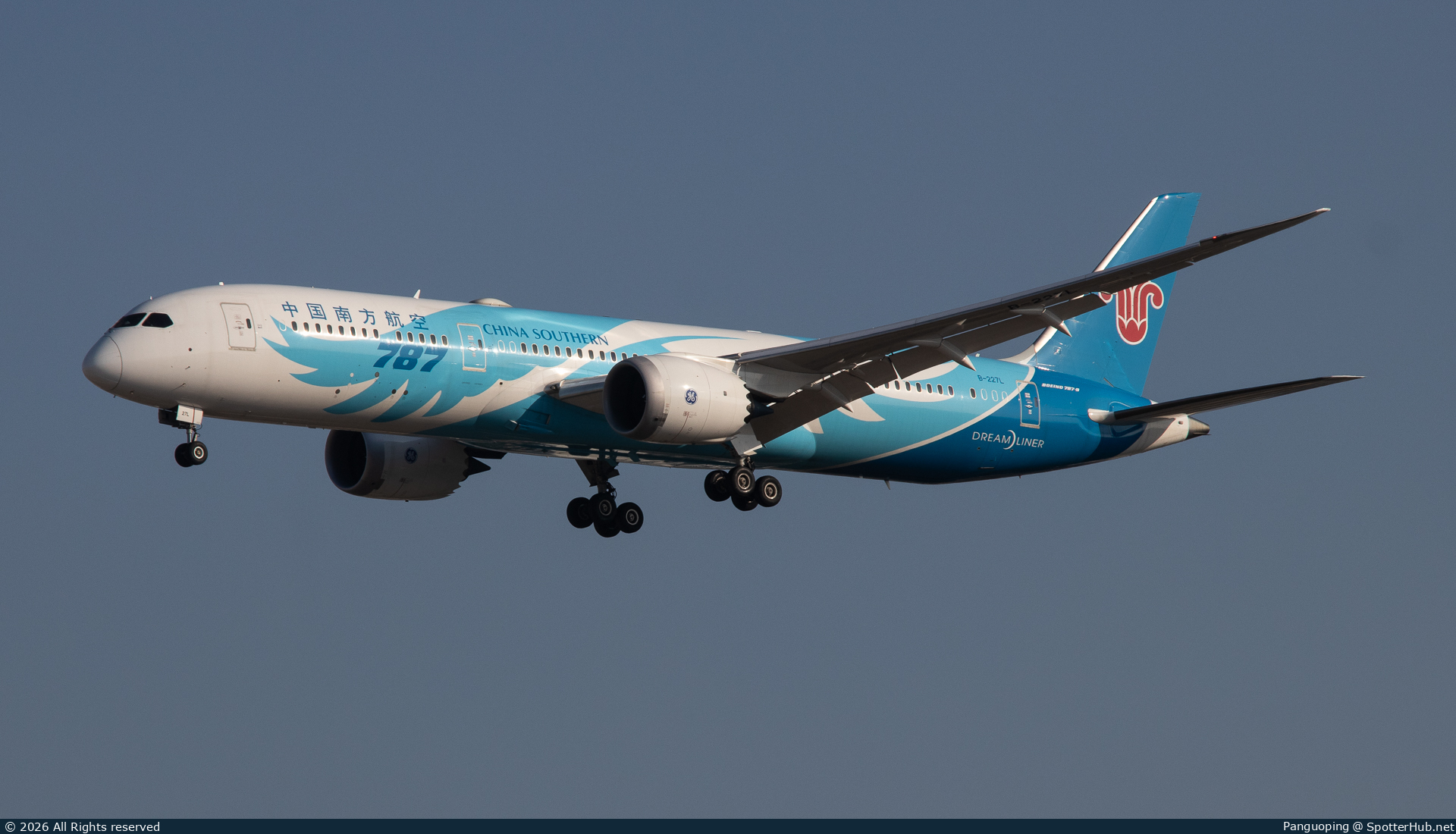 Photo of B-227L - Boeing 787-9 Dreamliner operated by China Southern Airlines