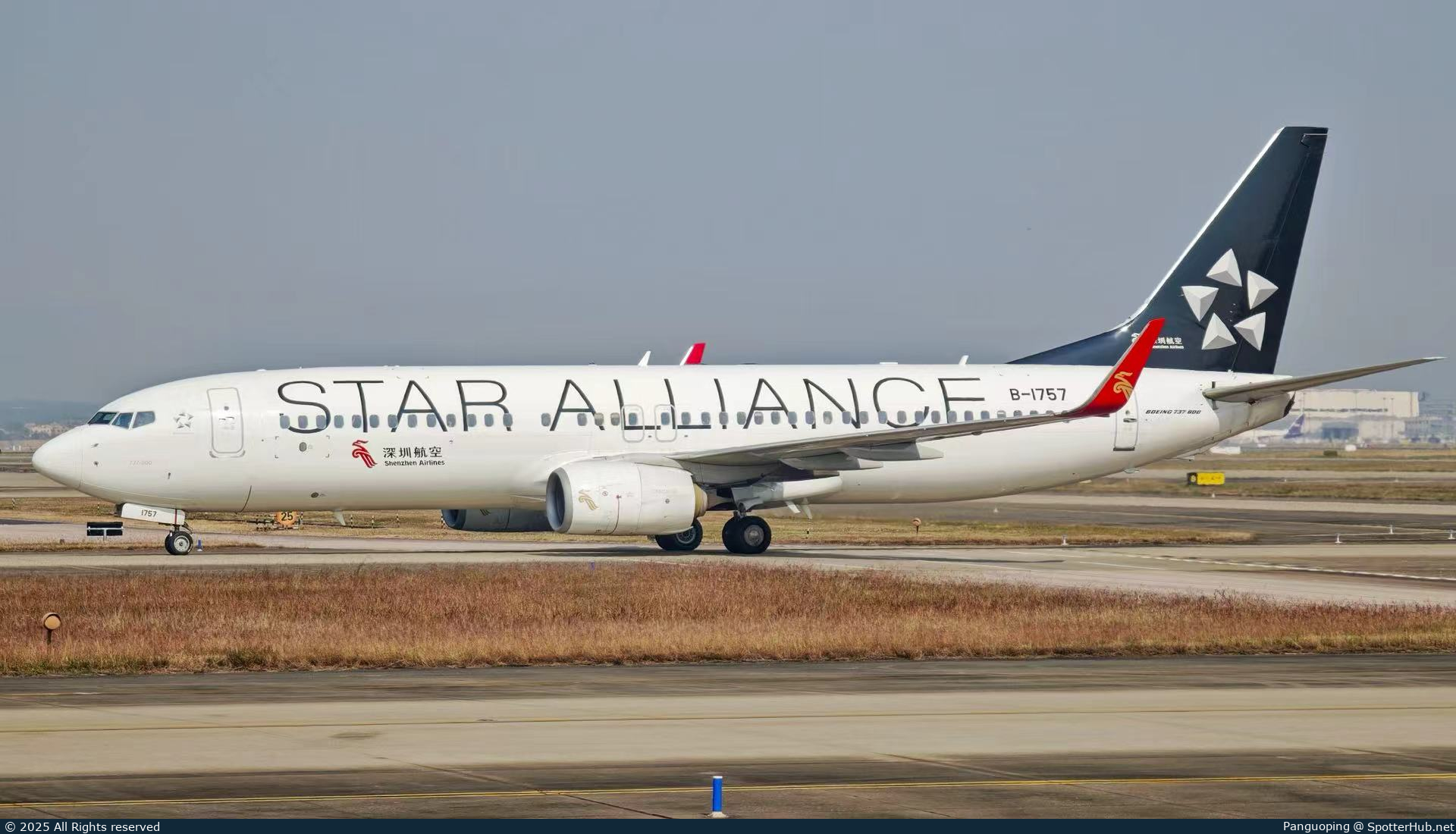Photo of B-1757 - Boeing 737-87L operated by Shenzhen Airlines