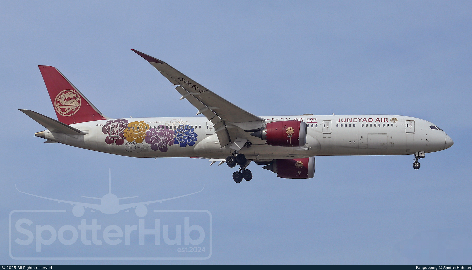 Photo of B-1115 - Boeing 787-9 Dreamliner operated by Juneyao Air