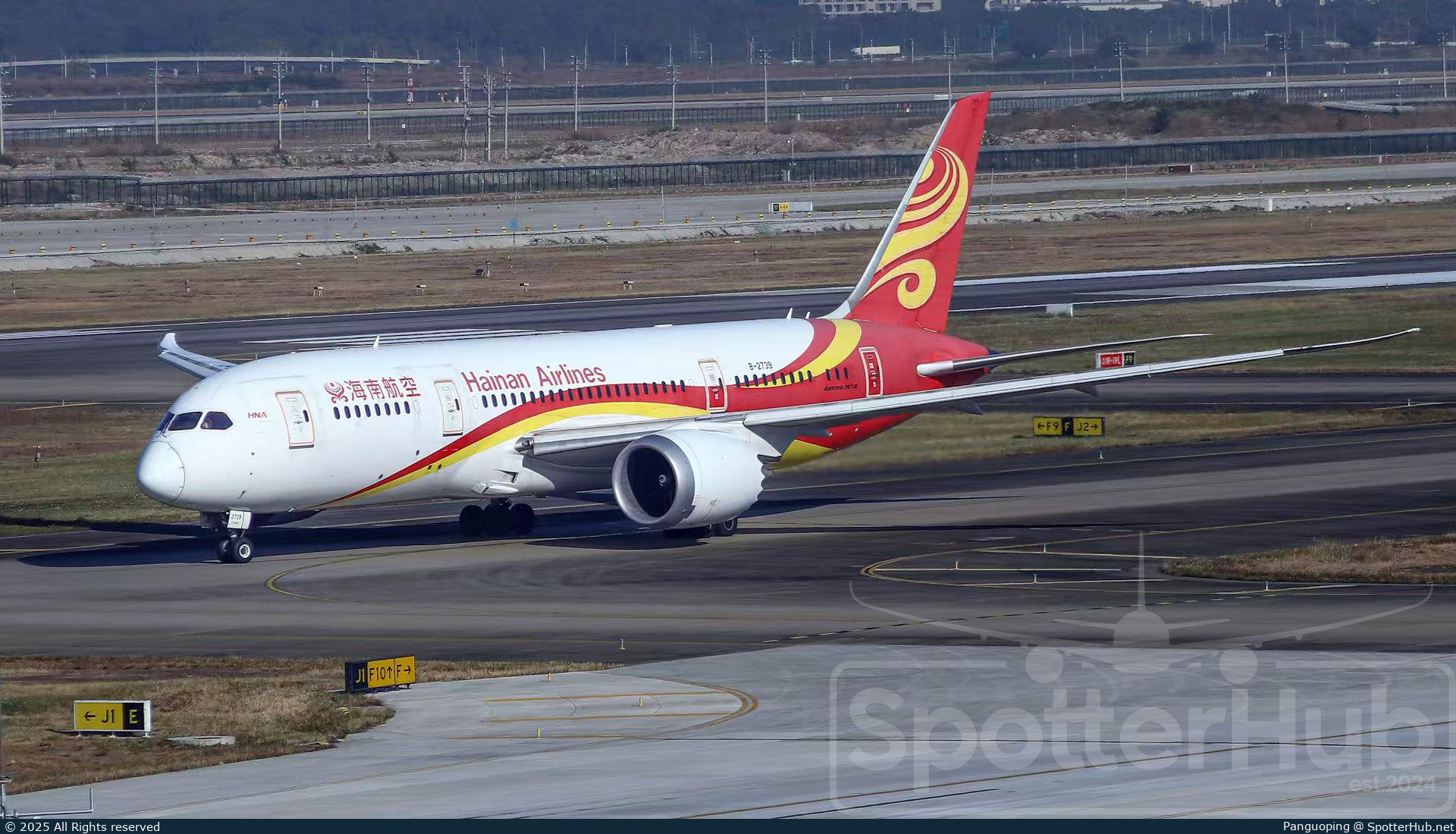 Photo of B-2739 - Boeing 787-8 Dreamliner operated by Hainan Airlines