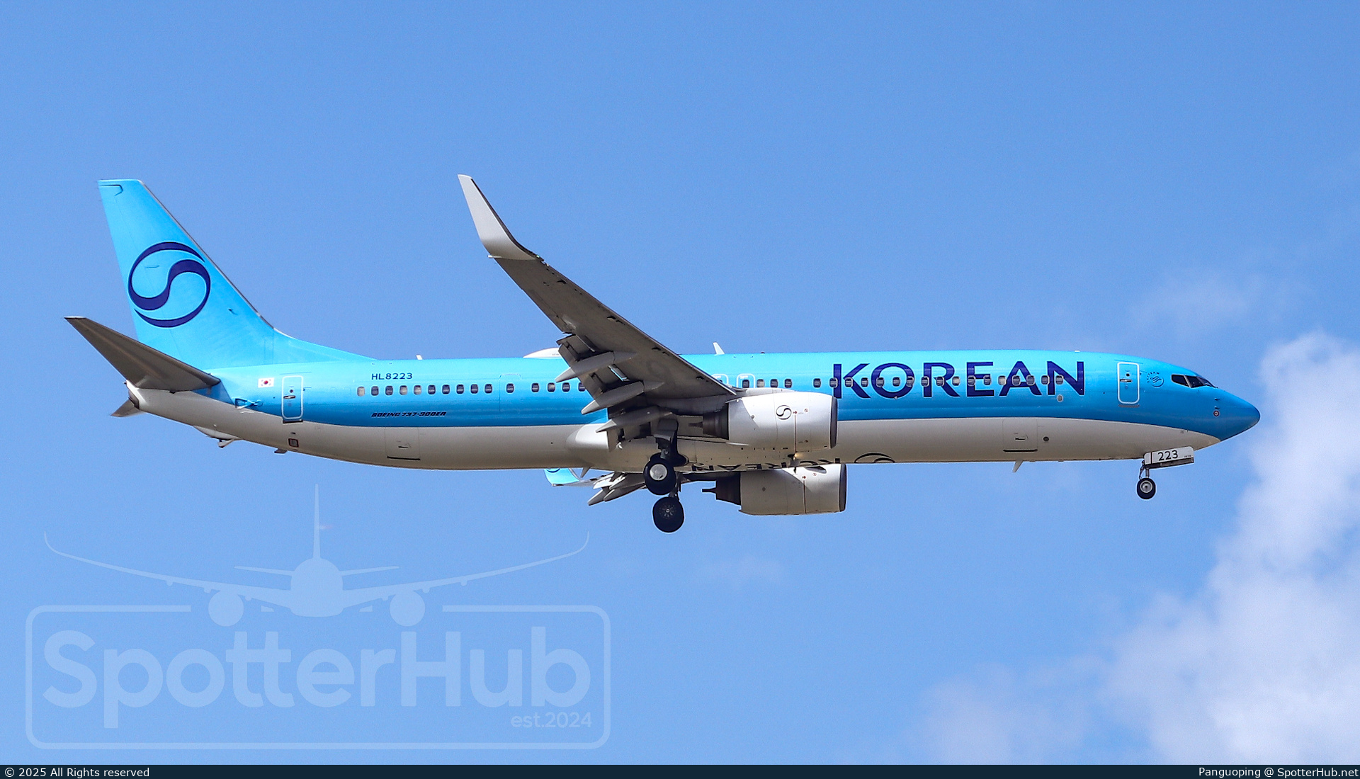 Photo of HL8223 - Boeing 737-9B5(ER) operated by Korean Air