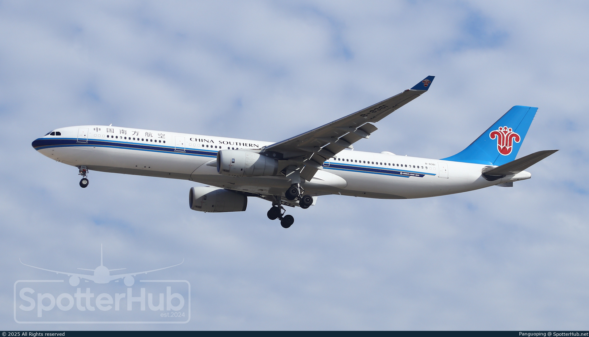 Photo of B-8361 - Airbus A330-343 operated by China Southern Airlines
