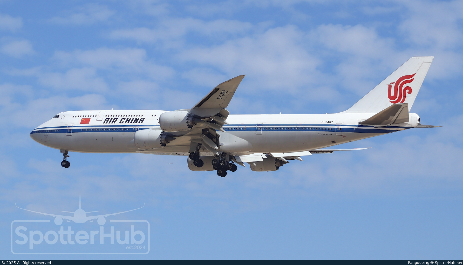 Photo of B-2487 - Boeing 747-89L operated by Air China