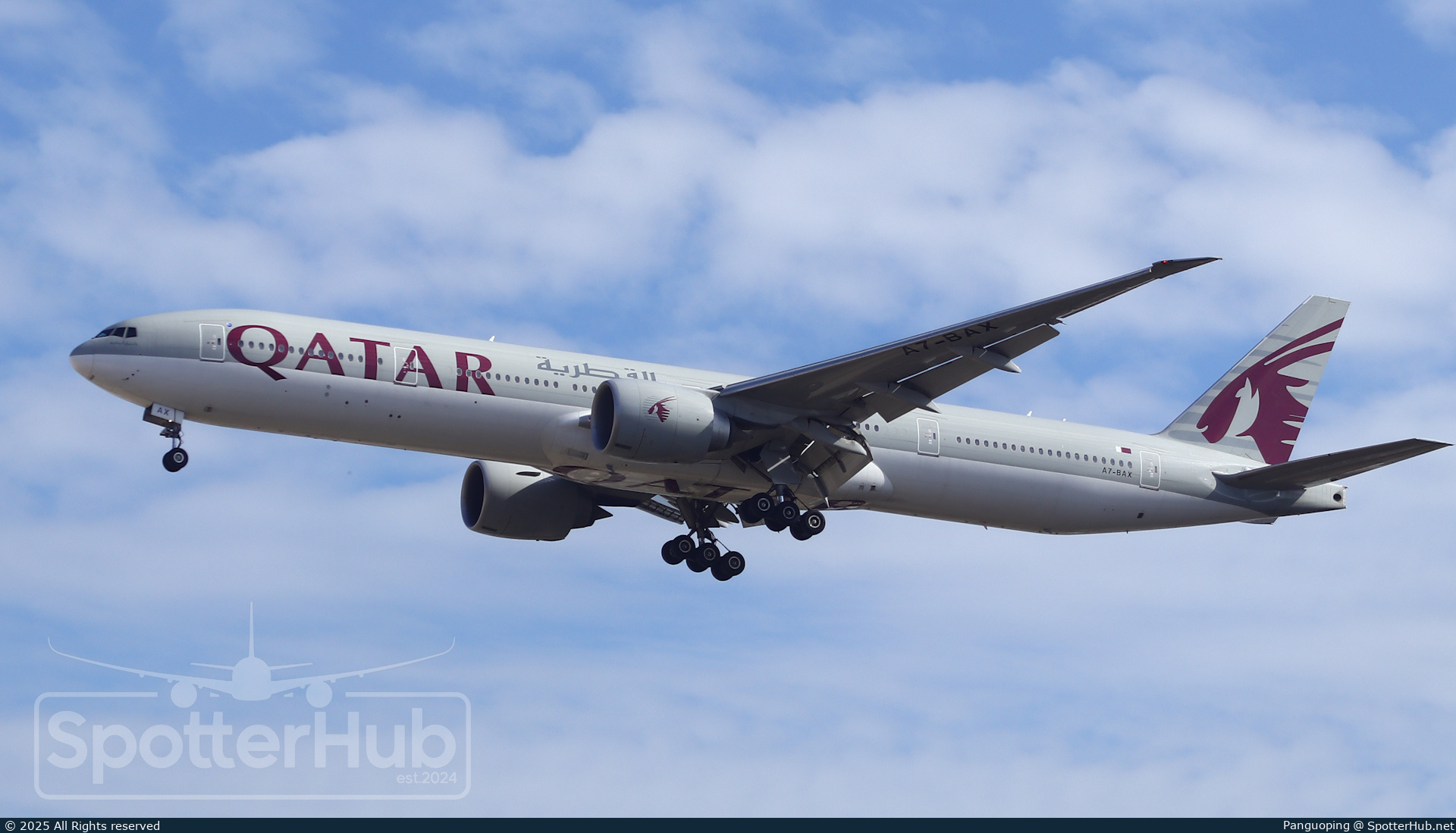 Photo of A7-BAX - Boeing 777-3DZ(ER) operated by Qatar Airways