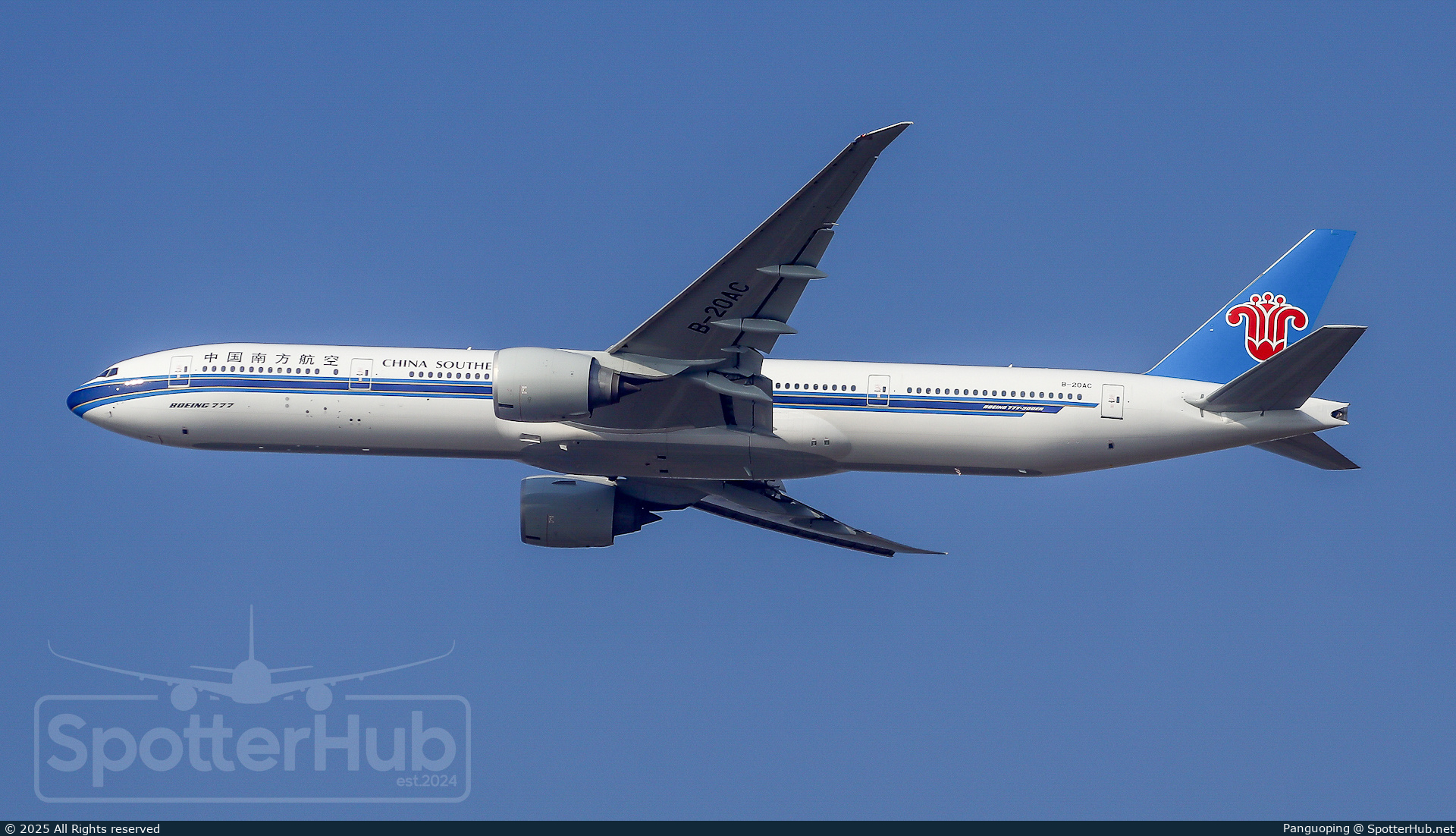 Photo of B-20AC - Boeing 777-31B(ER) operated by China Southern Airlines