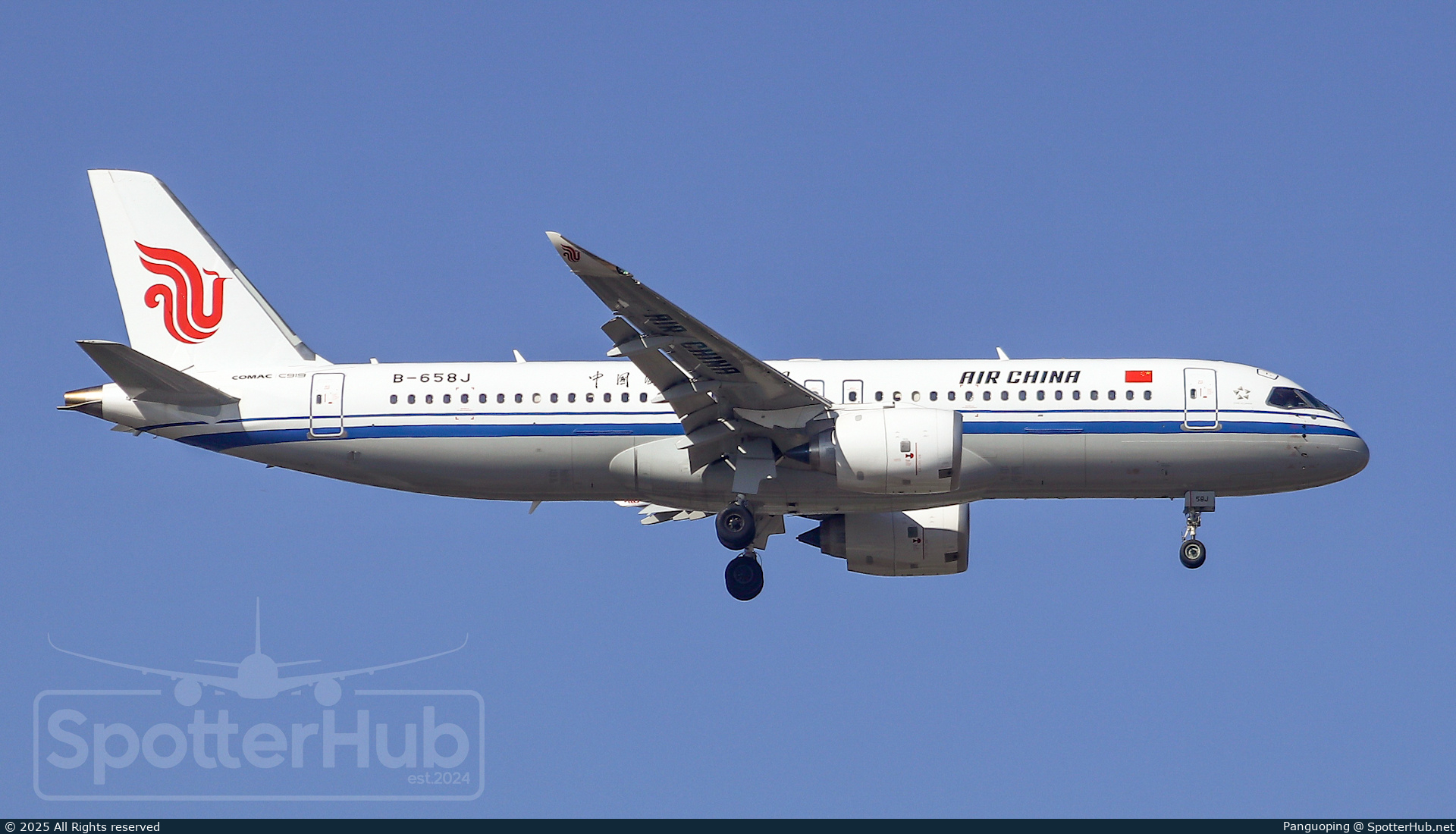 Photo of B-658J - COMAC C919-100ER operated by Air China