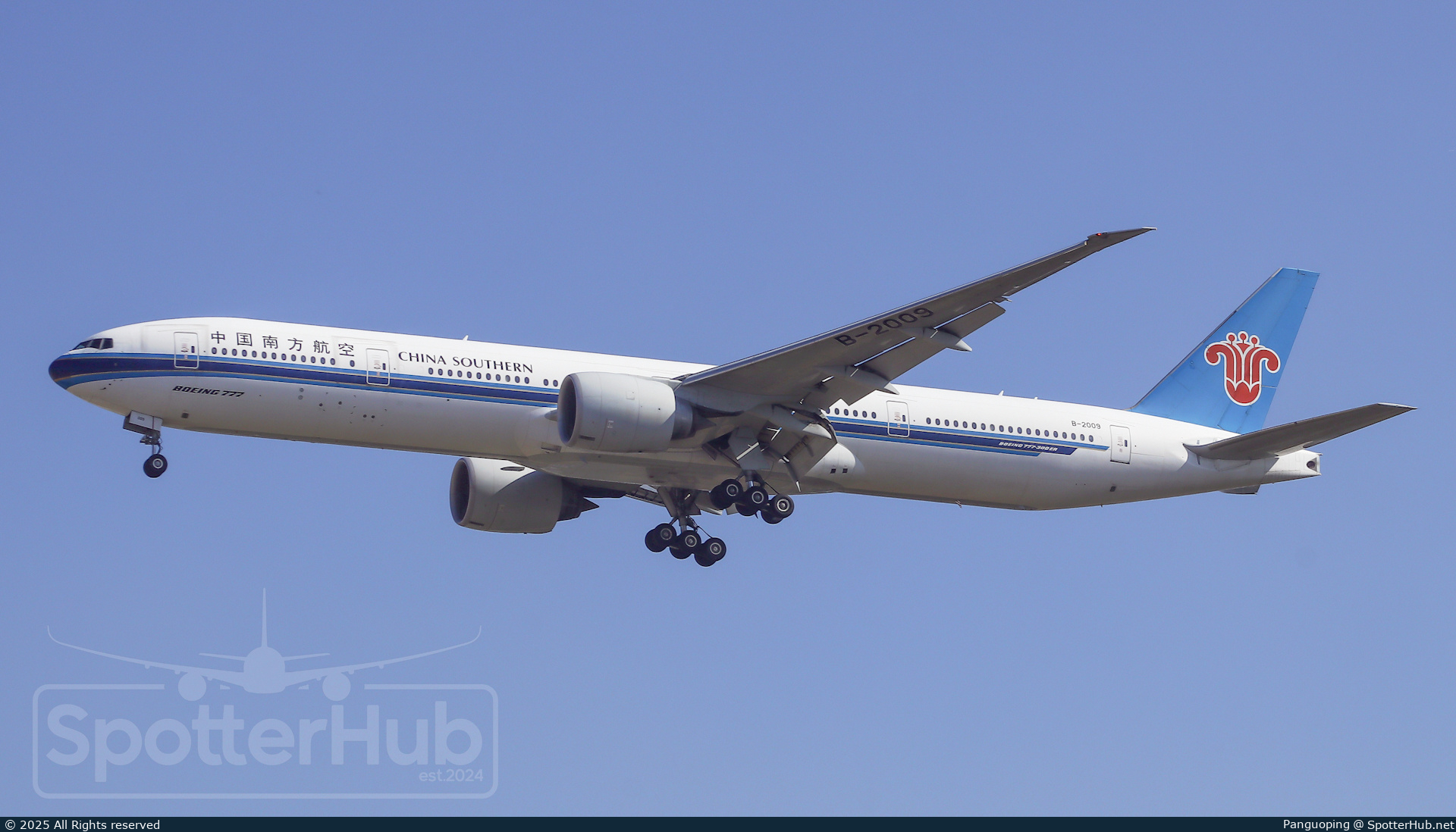 Photo of B-2009 - Boeing 777-31B(ER) operated by China Southern Airlines