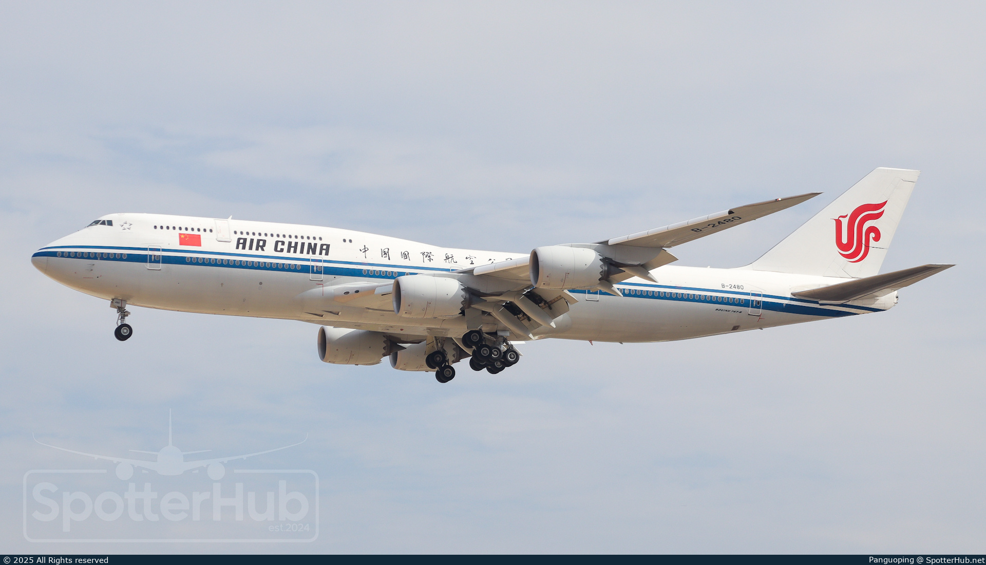 Photo of B-2480 - Boeing 747-89L operated by Air China
