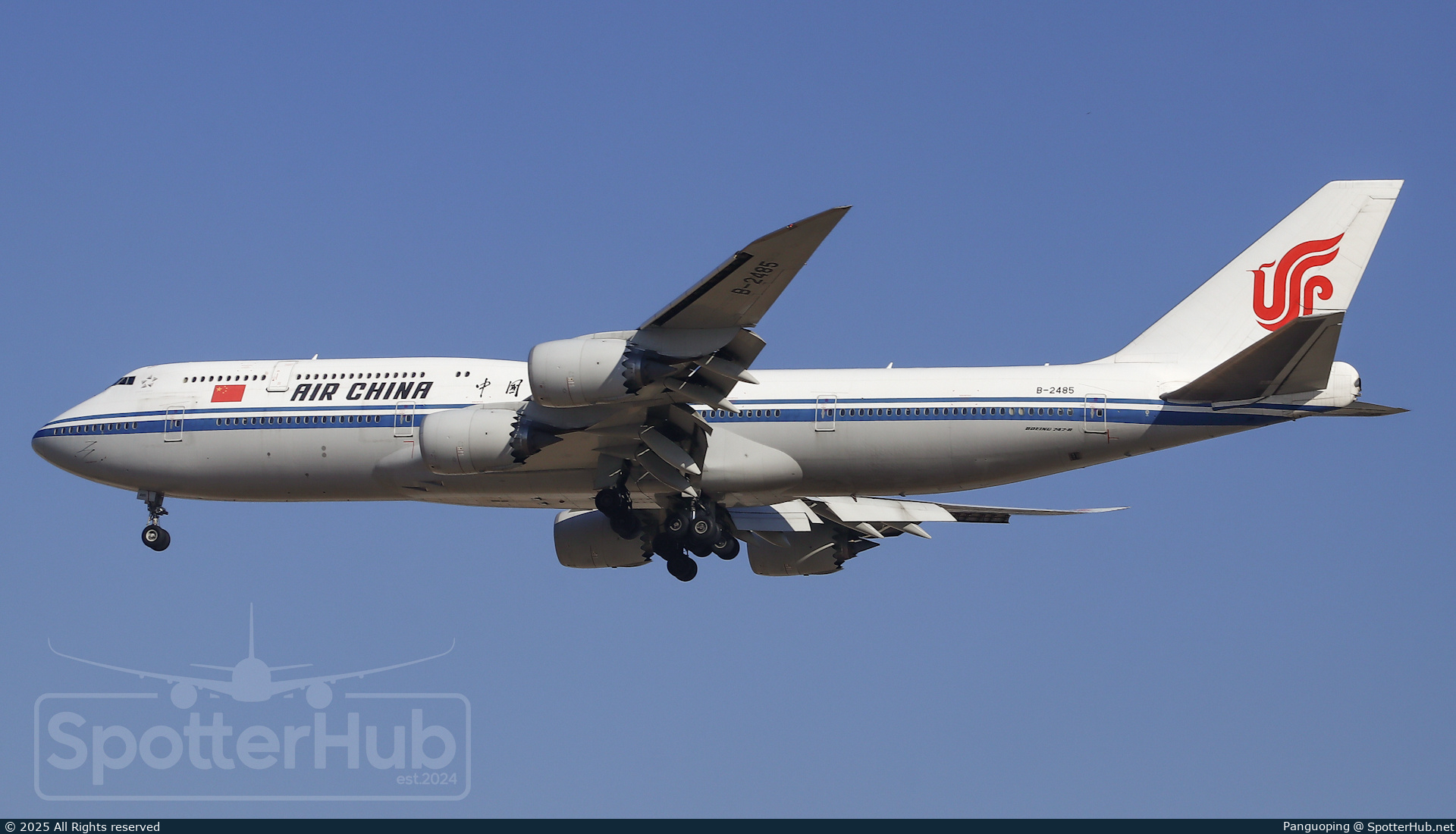 Photo of B-2485 - Boeing 747-89L operated by Air China