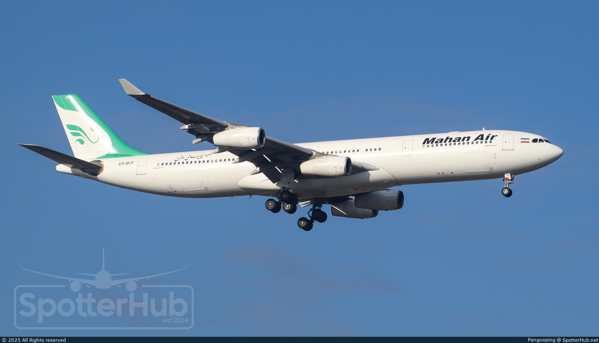 Photo of EP-MJF - Airbus A340-313 operated by Mahan Air
