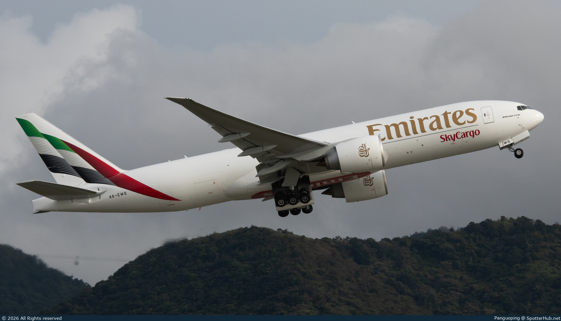 Photo of A6-EWQ - Boeing 777-F operated by Emirates SkyCargo