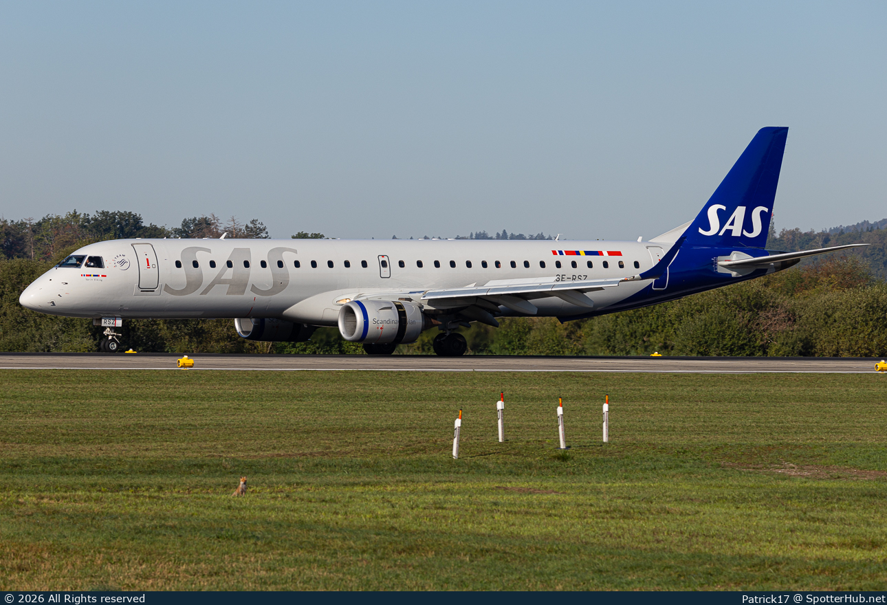 Photo of SE-RSZ - Embraer ERJ-195LR operated by SAS Link