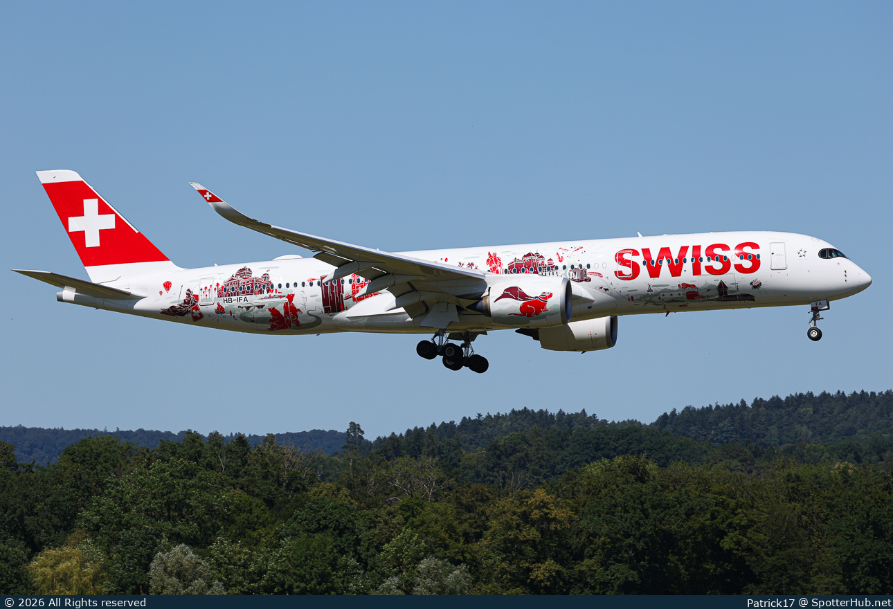 Photo of HB-IFA - Airbus A350-941 operated by Swiss International Air Lines