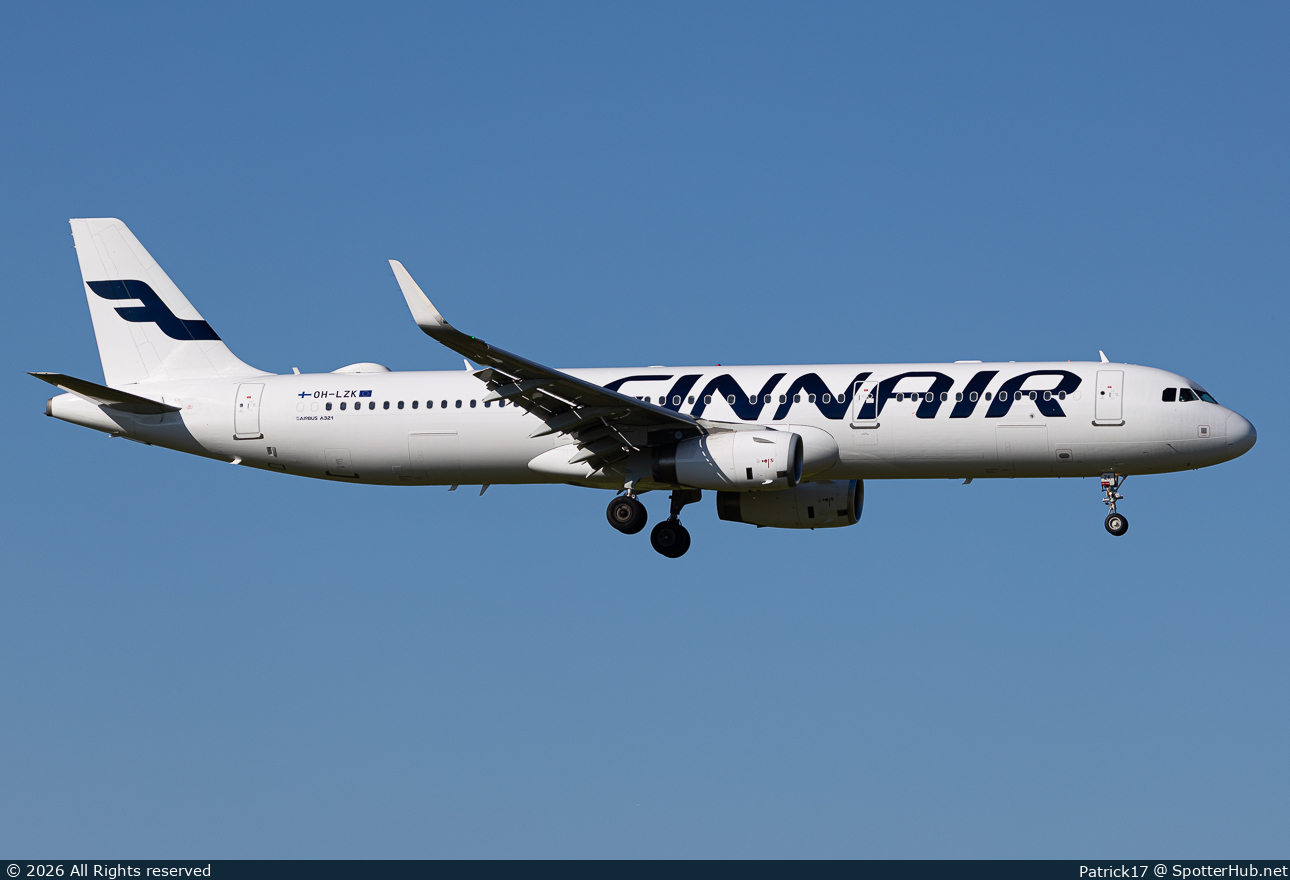 Photo of OH-LZK - Airbus A321-231 operated by Finnair