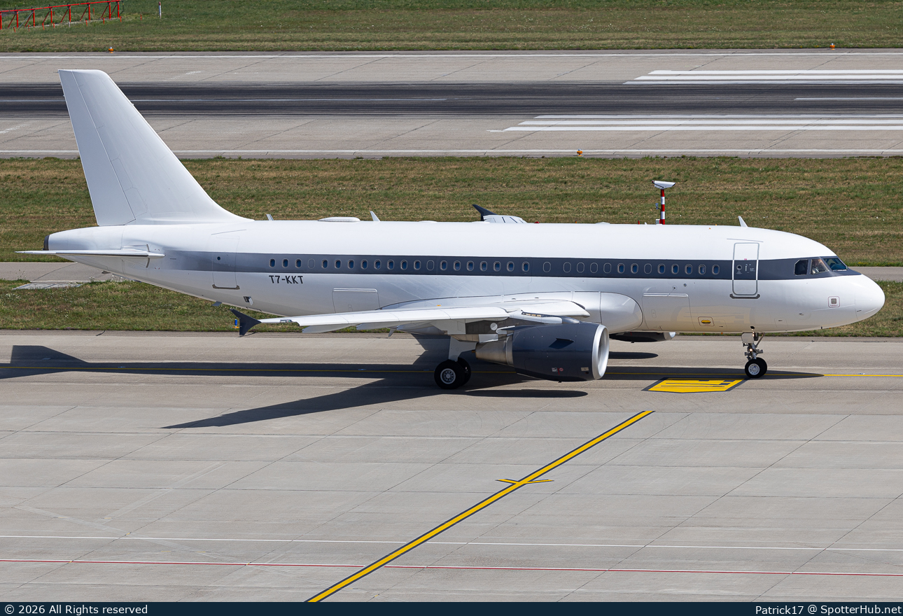Photo of T7-KKT - Airbus A319-115(CJ) operated by Asian Corporate Aviation Management