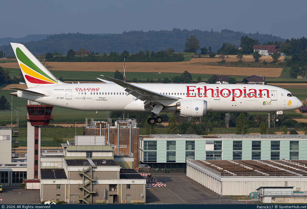 Photo of ET-AXT - Boeing 787-9 Dreamliner operated by Ethiopian Airlines