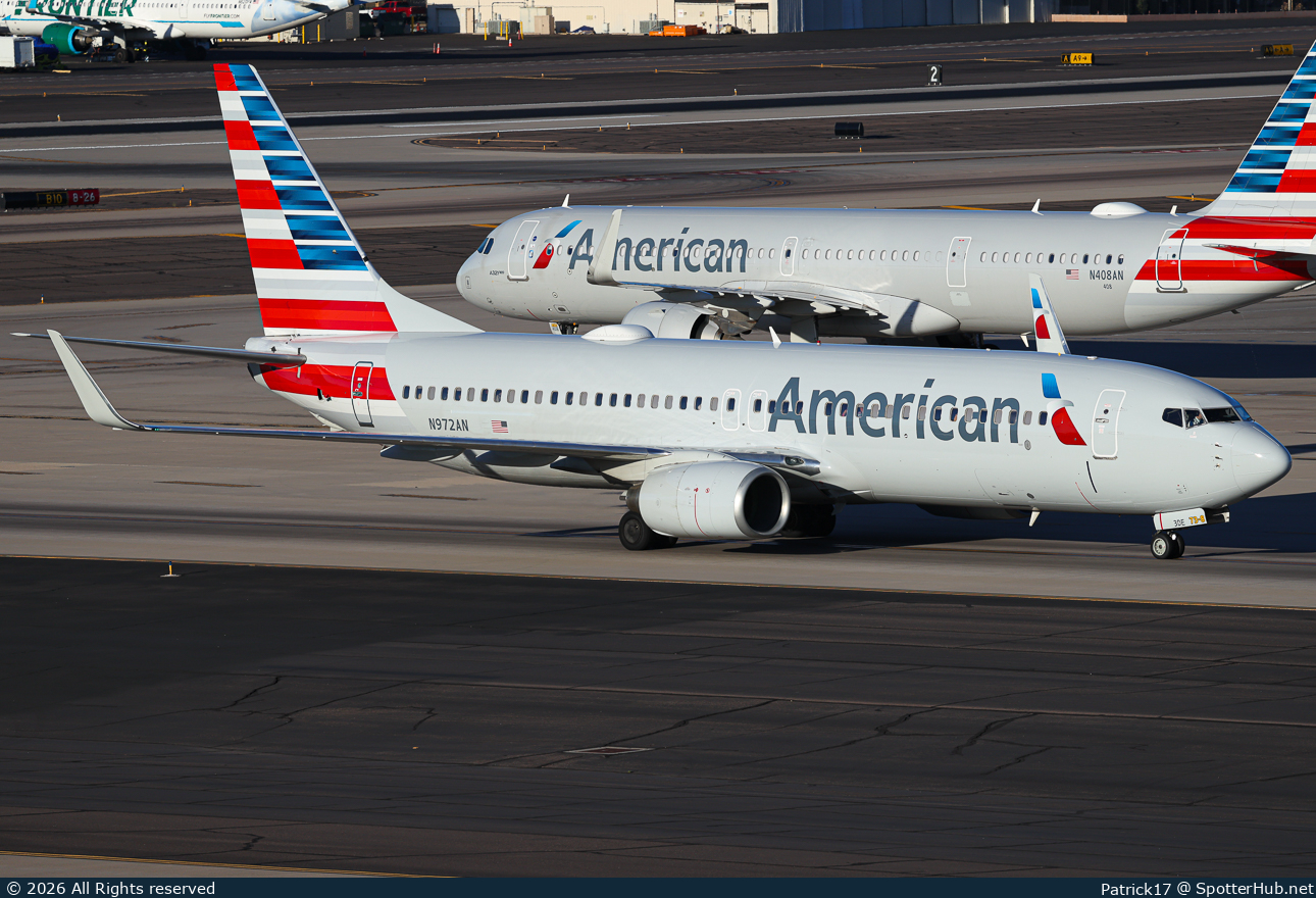 Photo of N972AN - Boeing 737-823 operated by American Airlines