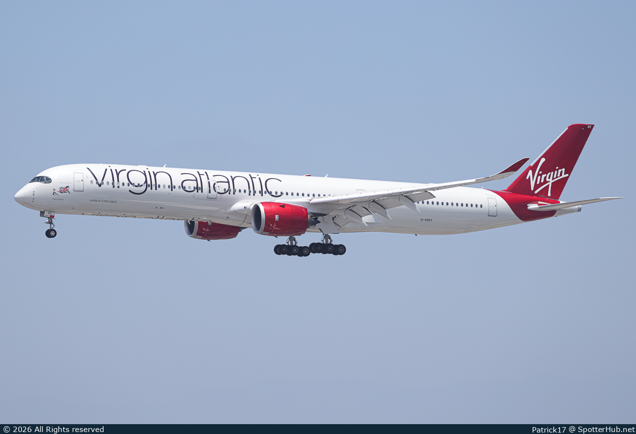 Photo of G-VDOT - Airbus A350-1041 operated by Virgin Atlantic Airways