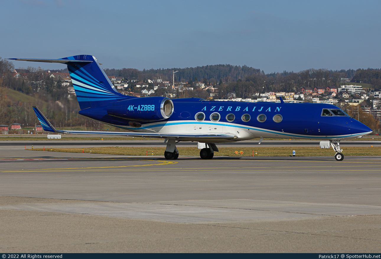 Photo of 4K-AZ888 - Gulfstream GIV-X (G450) operated by Government of Azerbaijan