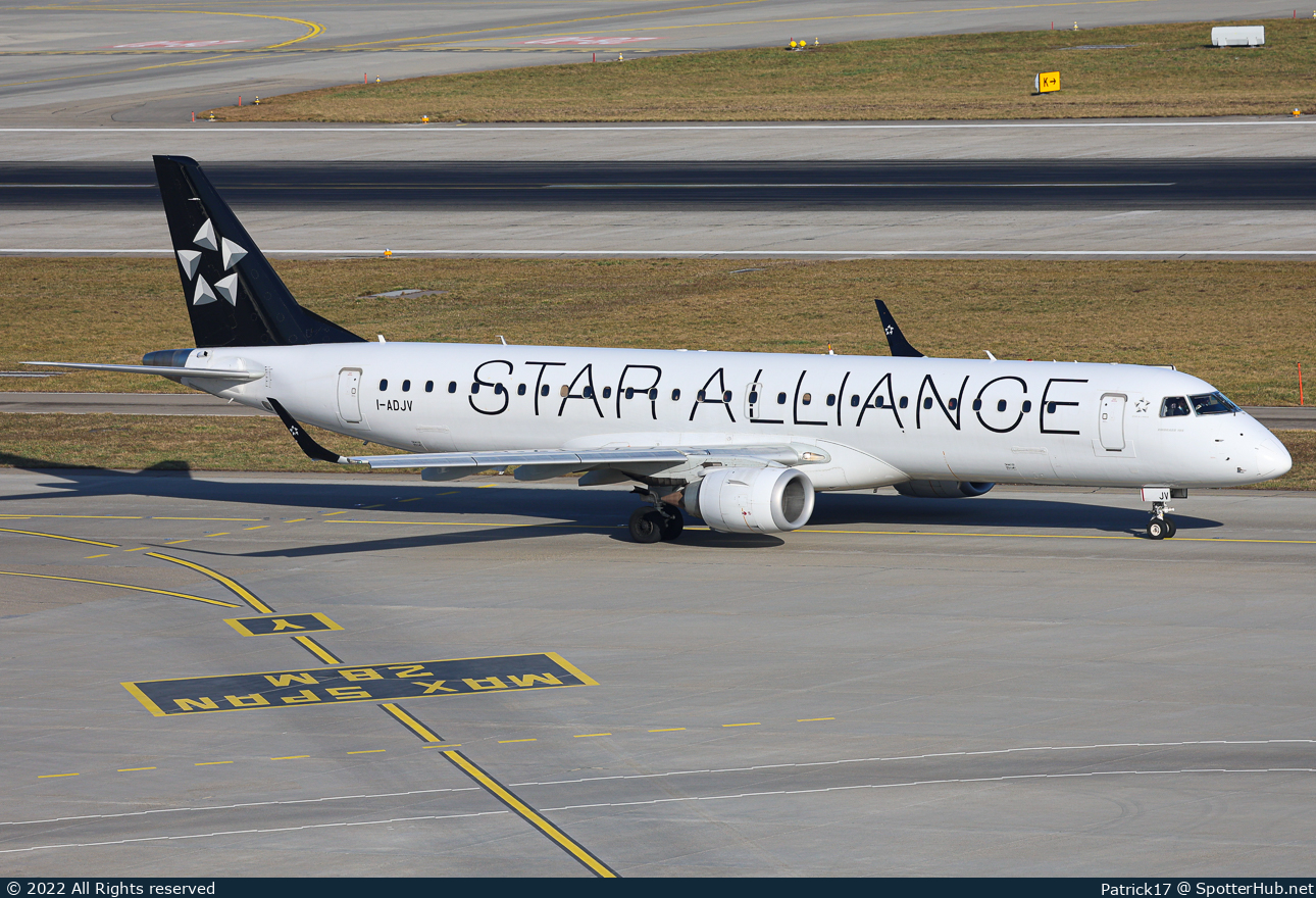 Photo of I-ADJV - Embraer ERJ-195LR operated by Air Dolomiti