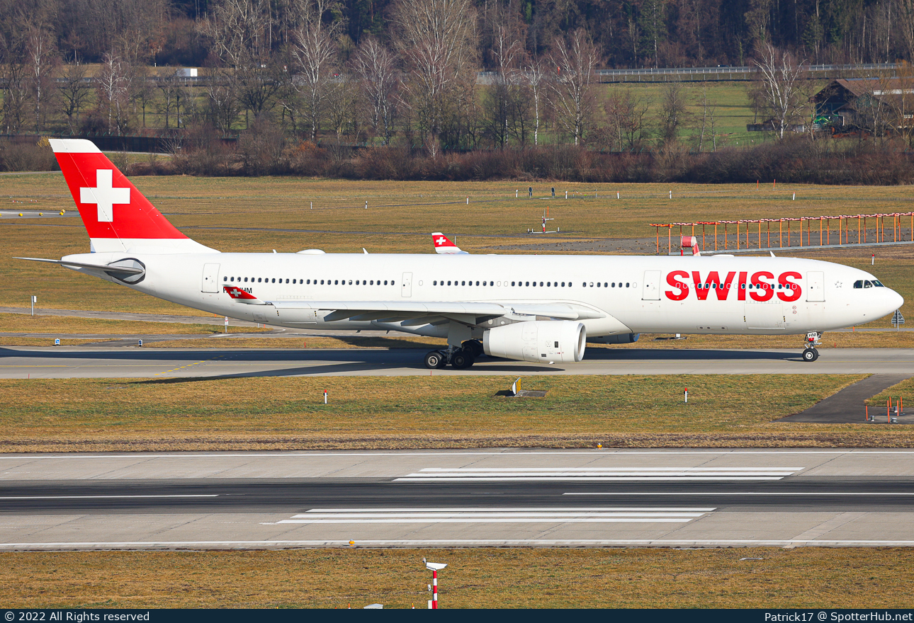 Photo of HB-JHM - Airbus A330-343 operated by Swiss International Air Lines