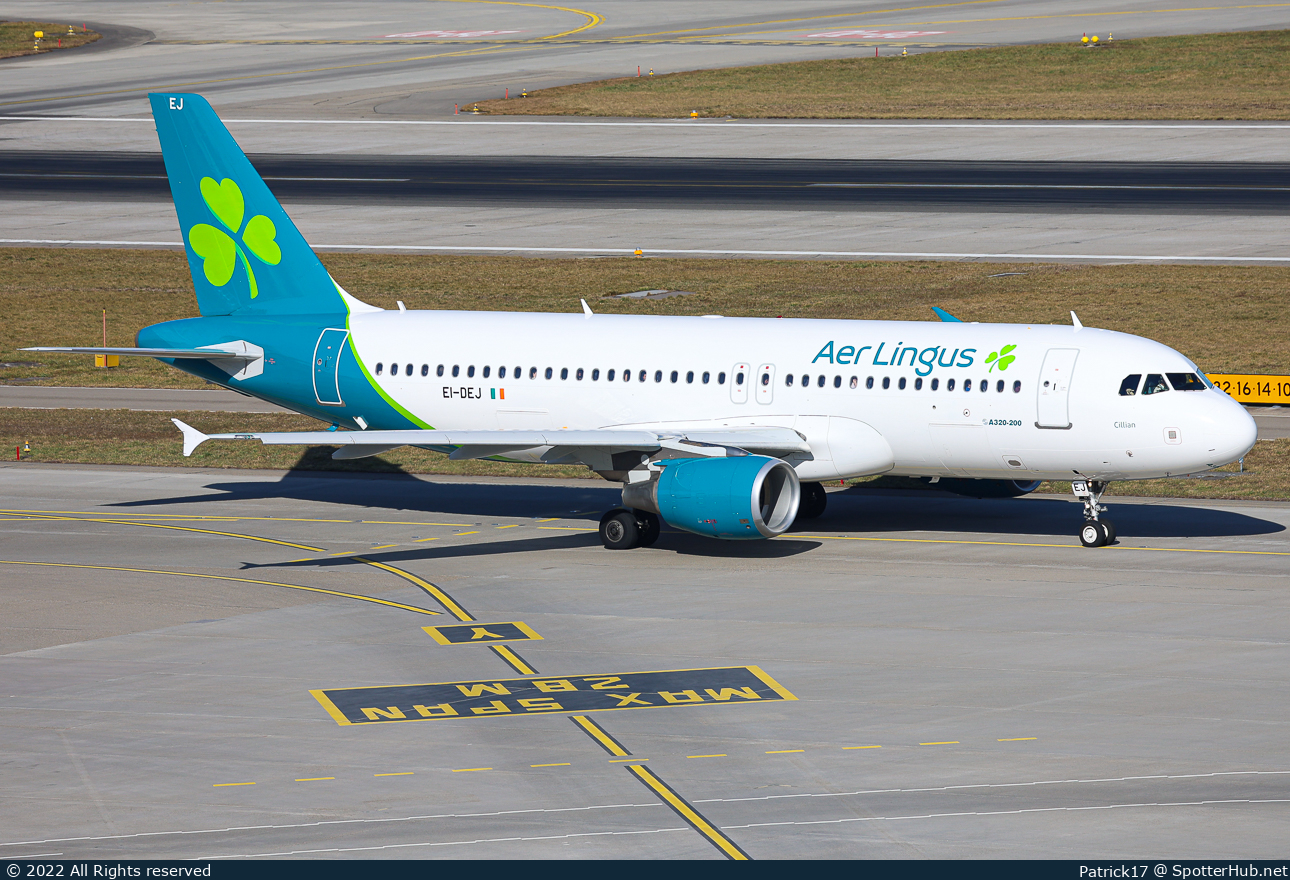 Photo of EI-DEJ - Airbus A320-214 operated by Aer Lingus