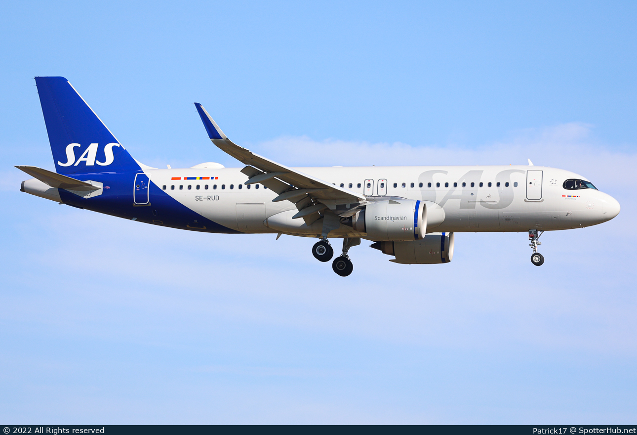 Photo of SE-RUD - Airbus A320-251N operated by SAS Scandinavian Airlines