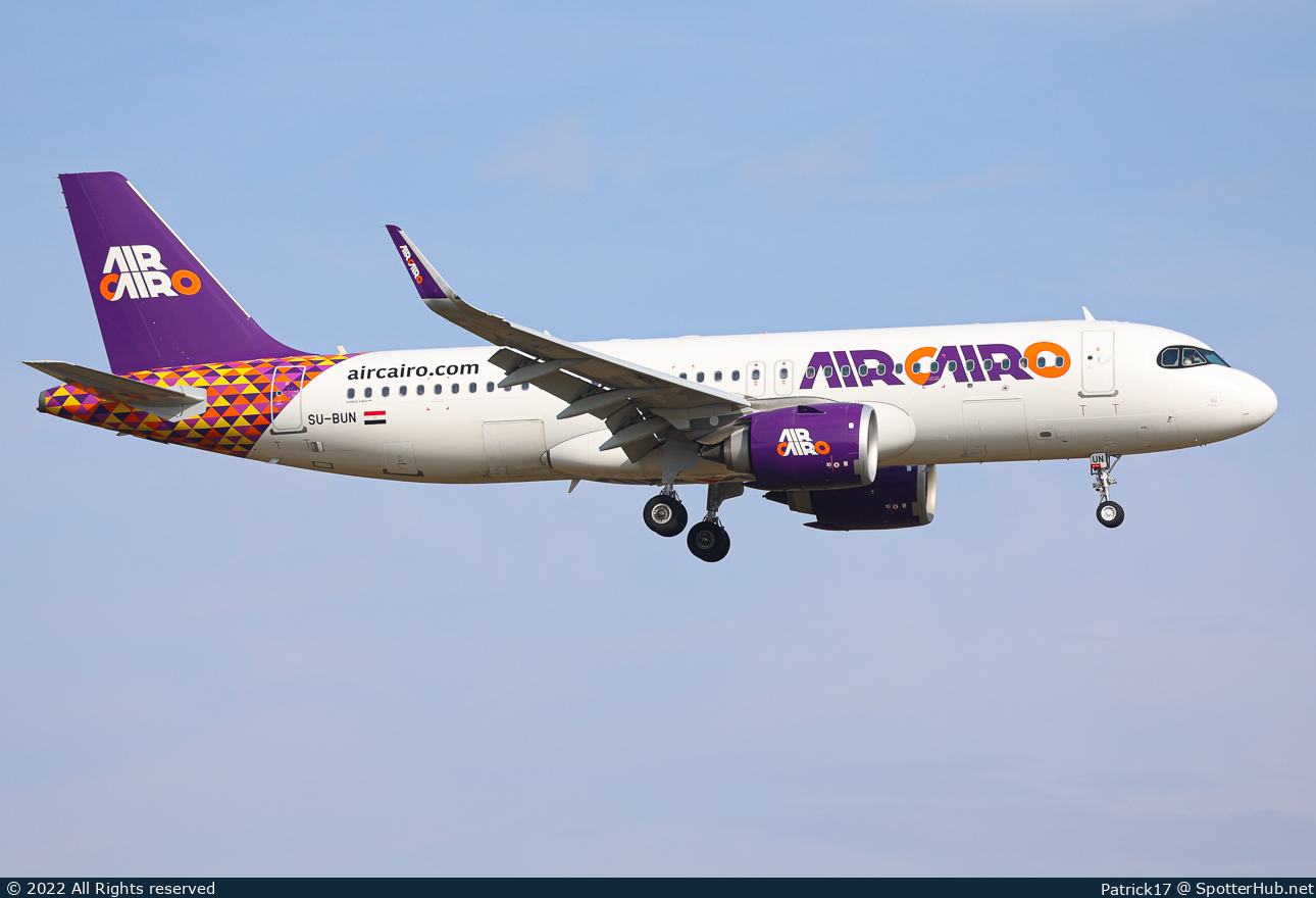Photo of SU-BUN - Airbus A320-251N operated by Air Cairo