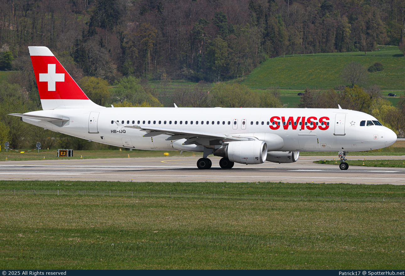 Photo of HB-IJQ - Airbus A320-214 operated by Swiss International Air Lines