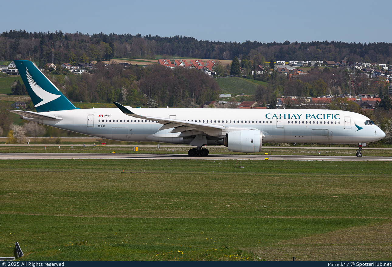 Photo of B-LRF - Airbus A350-941 operated by Cathay Pacific Airways