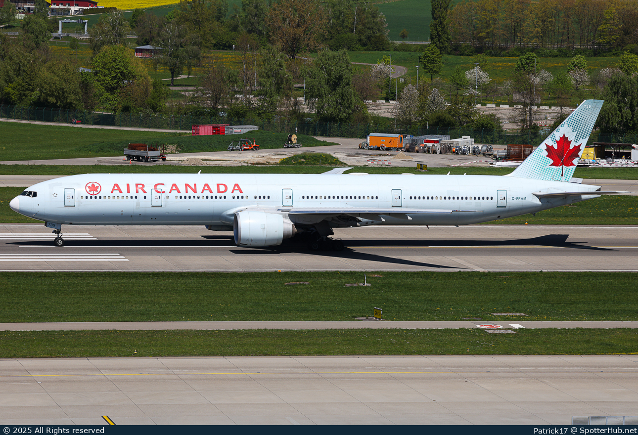 Photo of C-FRAM - Boeing 777-333(ER) operated by Air Canada