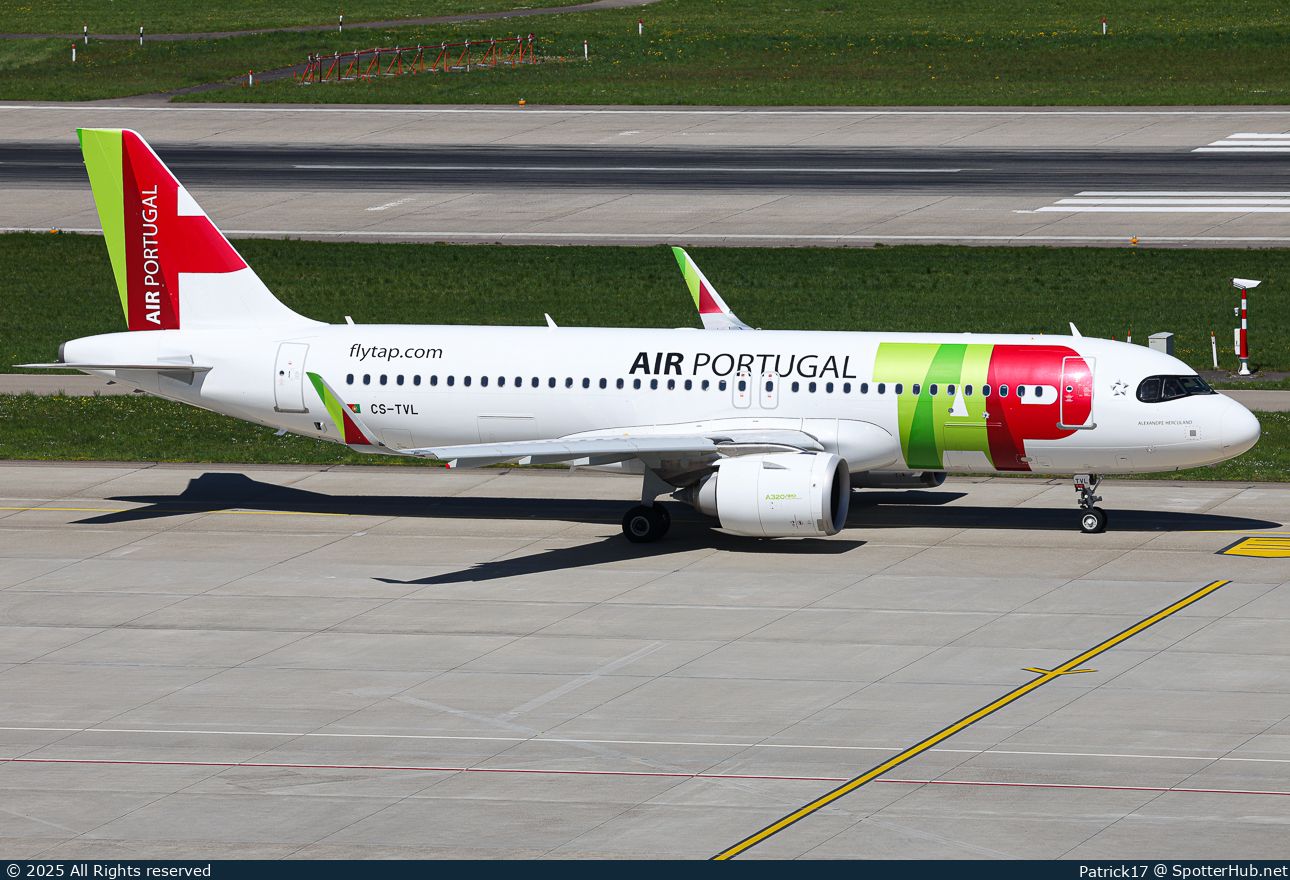 Photo of CS-TVL - Airbus A320-251N operated by TAP Air Portugal