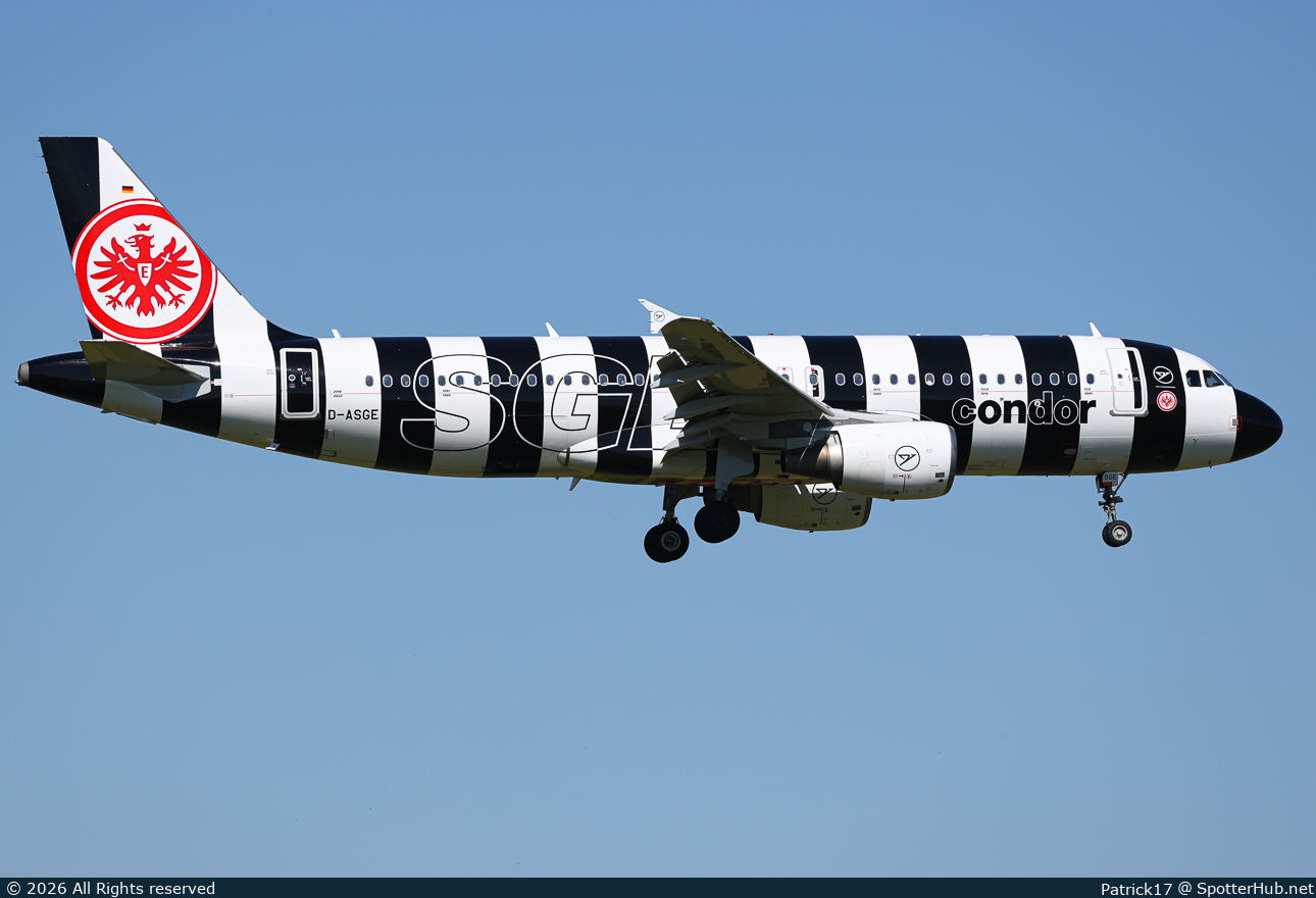 Photo of D-ASGE - Airbus A320-214 operated by Condor