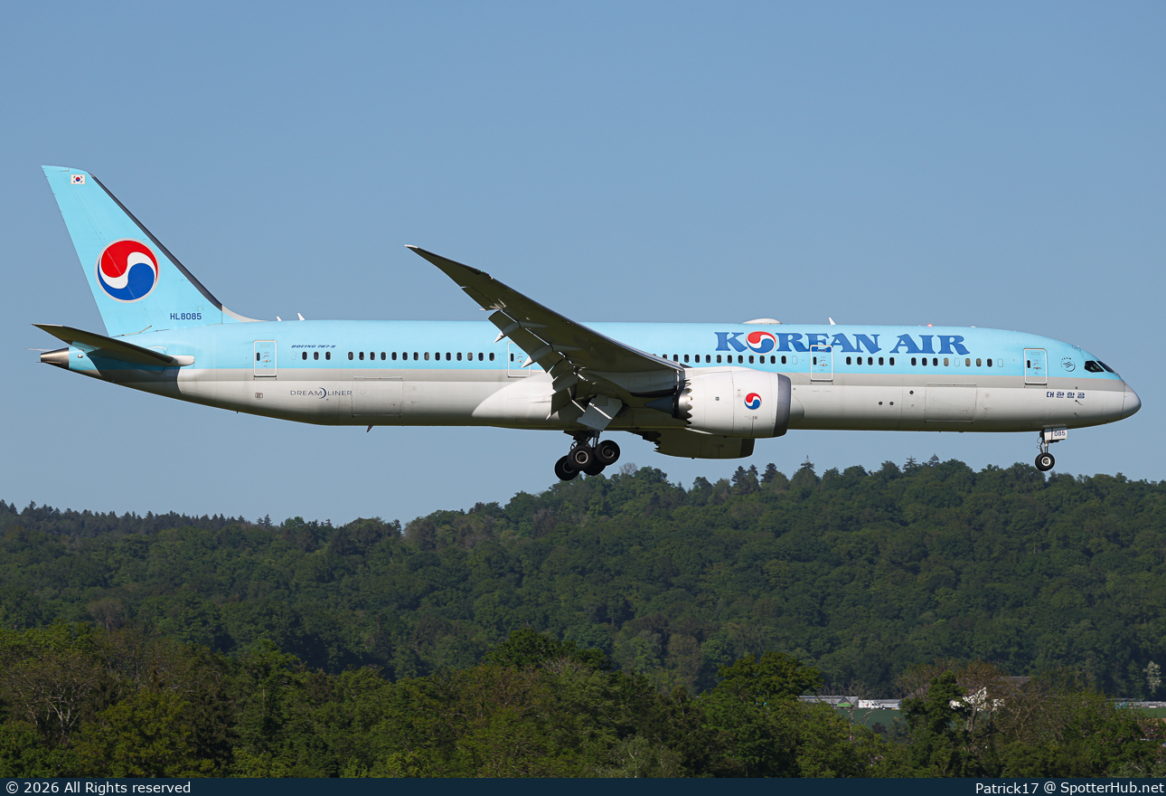 Photo of HL8085 - Boeing 787-9 Dreamliner operated by Korean Air