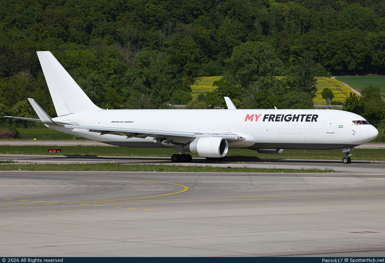 Photo of UK67018 - Boeing 767-333(ER)(BCF) operated by My Freighter