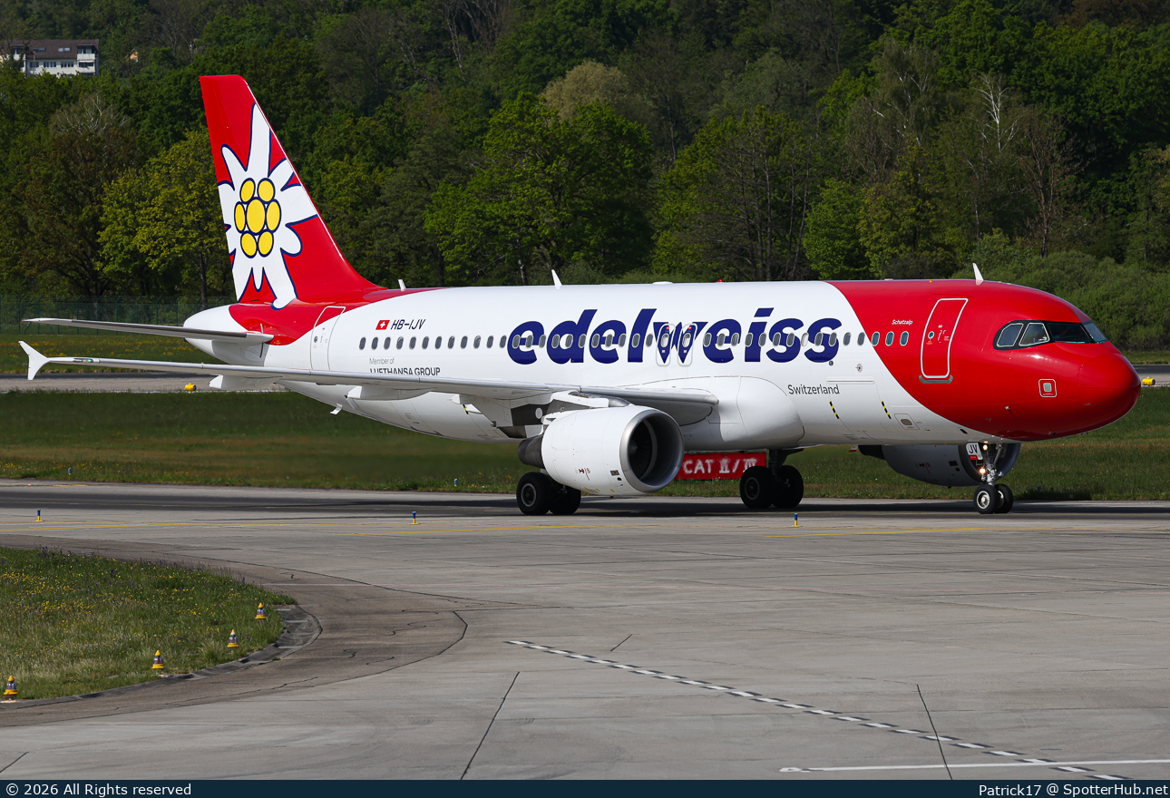 Photo of HB-IJV - Airbus A320-214 operated by Edelweiss Air