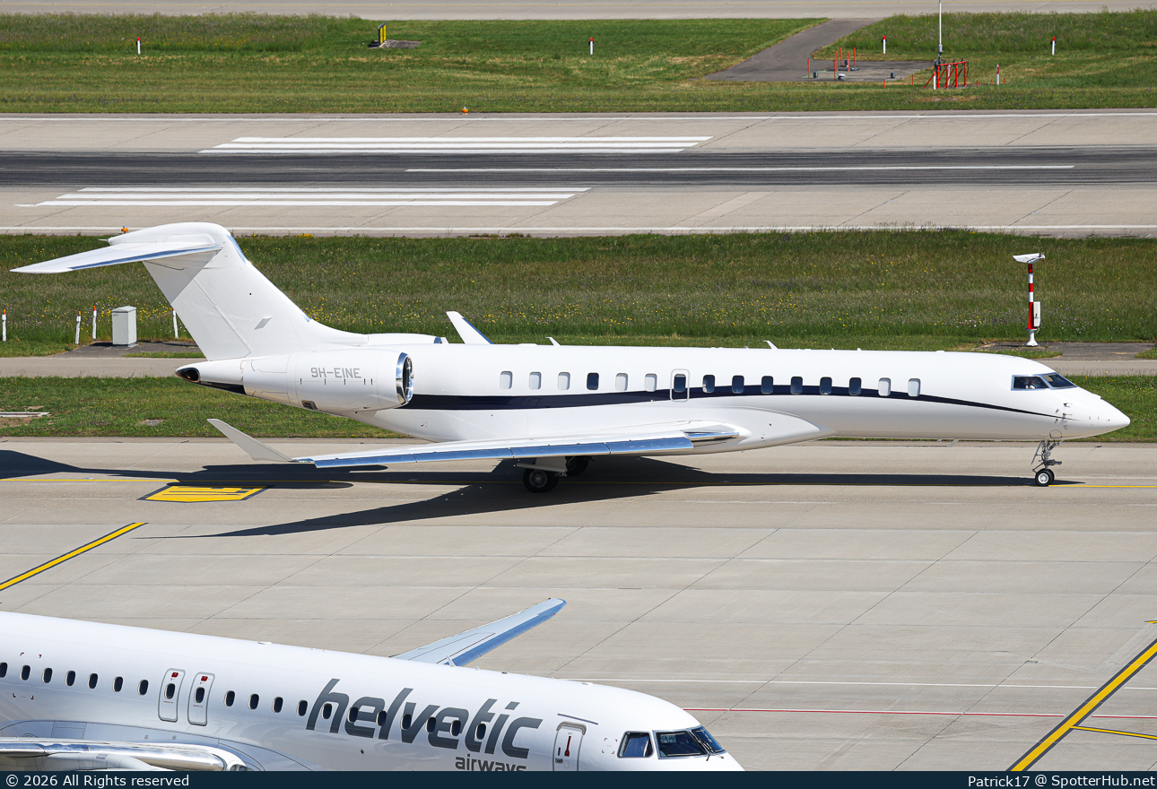 Photo of 9H-EINE - Bombardier Global 7500 operated by Sparfell Malta