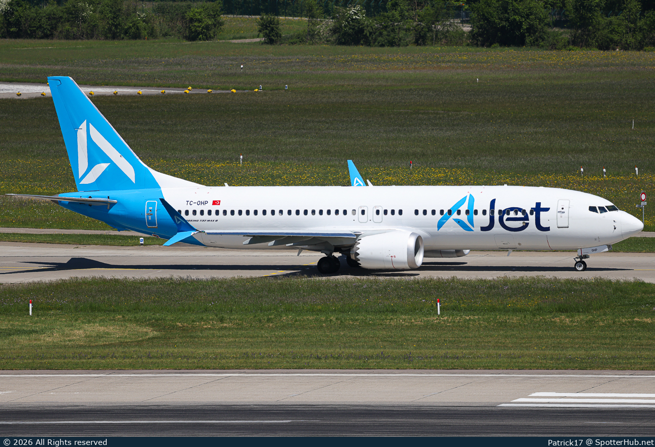 Photo of TC-OHP - Boeing 737 MAX 8 operated by AJet