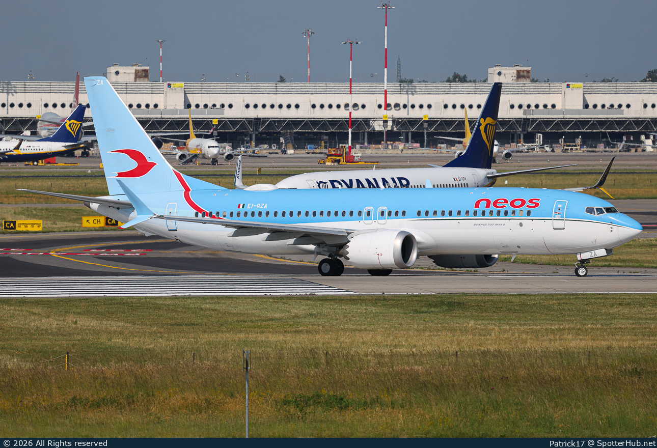 Photo of EI-RZA - Boeing 737 MAX 8 operated by Neos